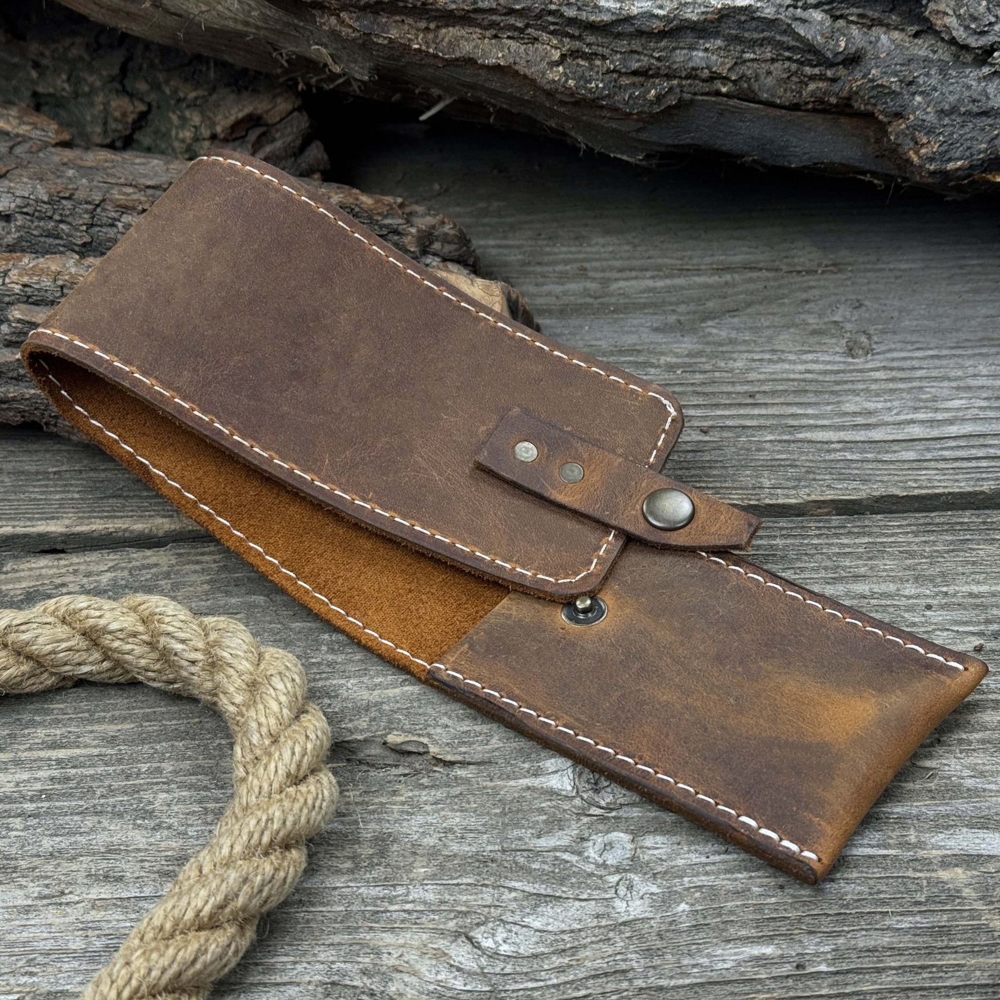 1 Pocket Leather Tool Case - 7