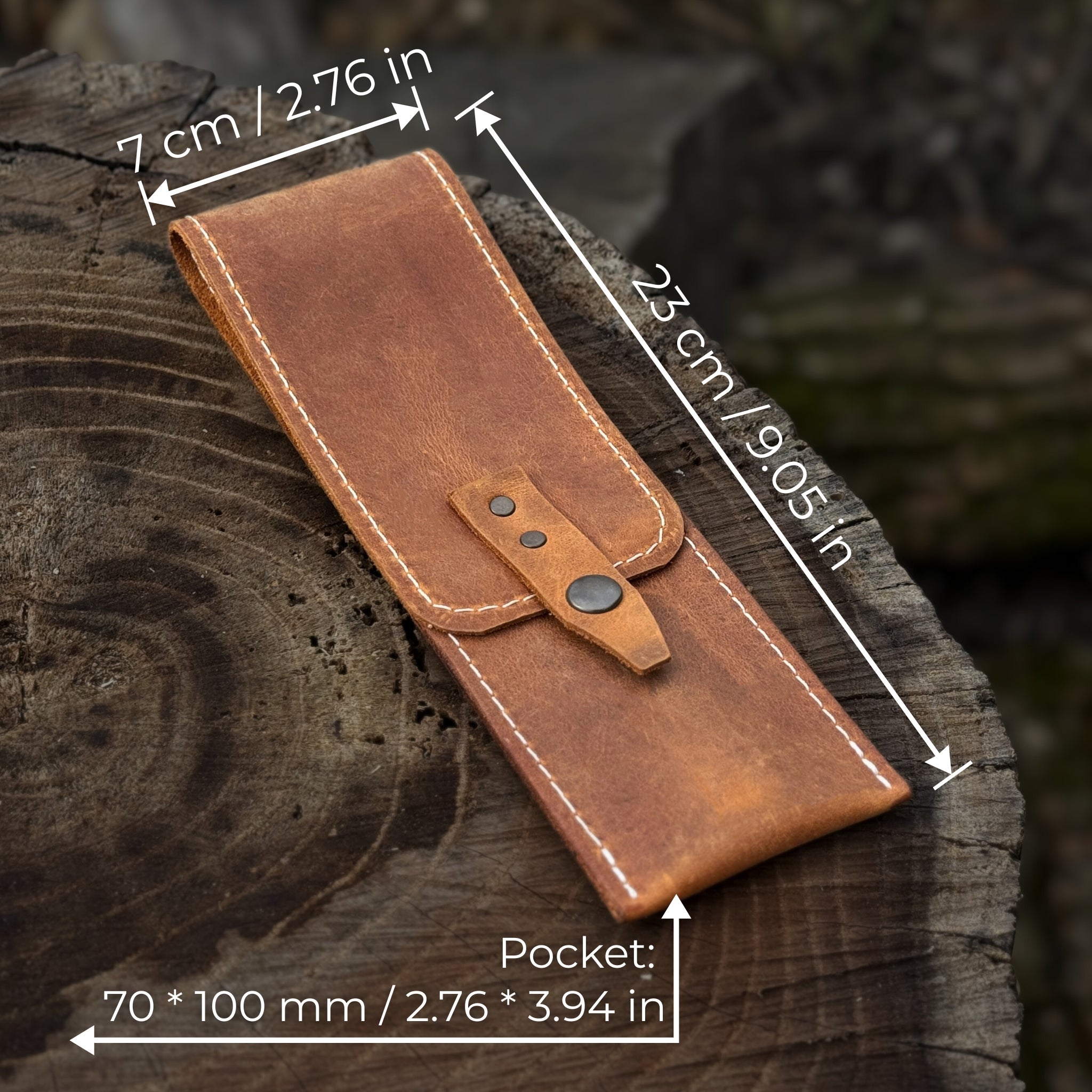 1 Pocket Leather Tool Case - 6