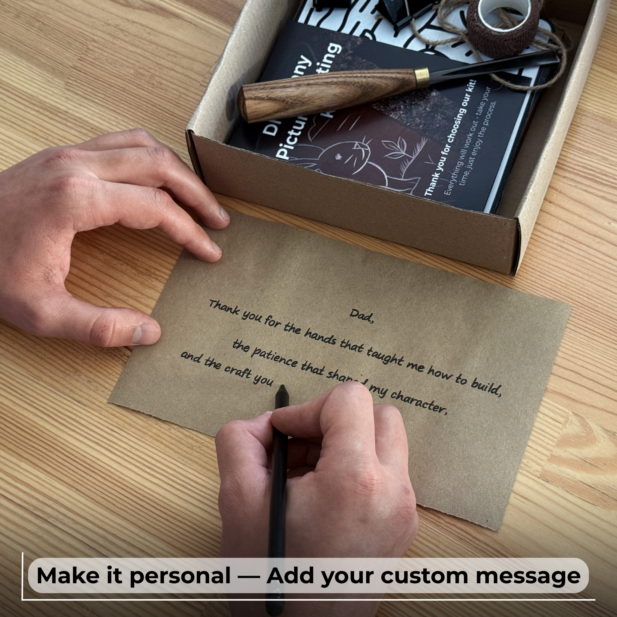 DIY Bunny Carving Kit – Wood Art Set with V-Chisel & Video Guide