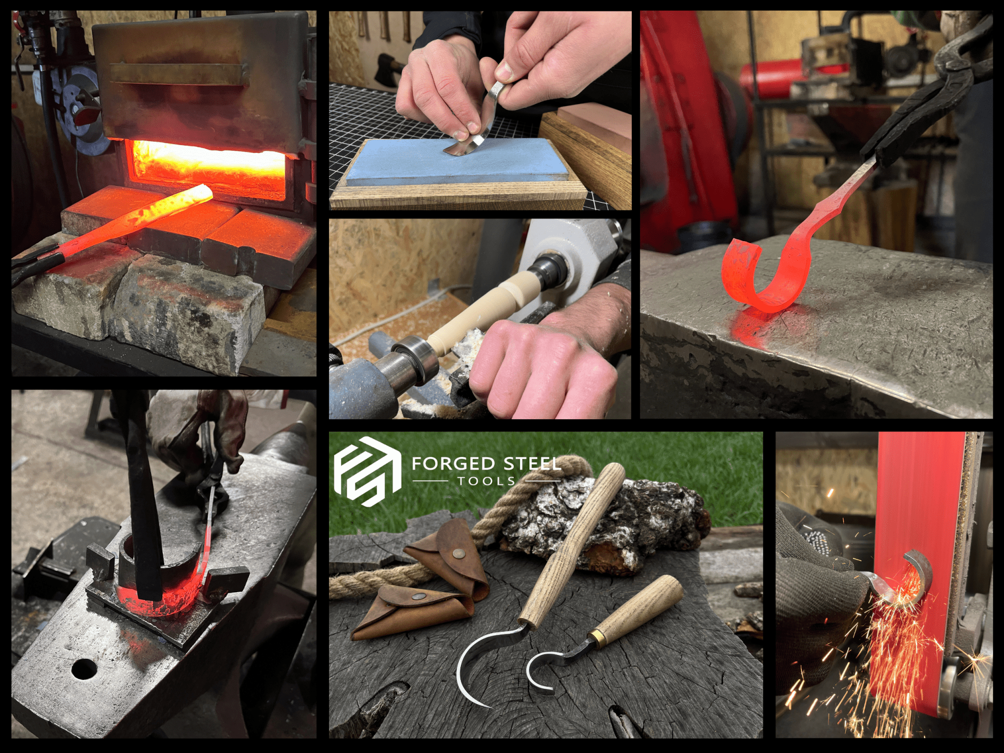 2 - Piece Spoon Carving Hook Knife Set - 7