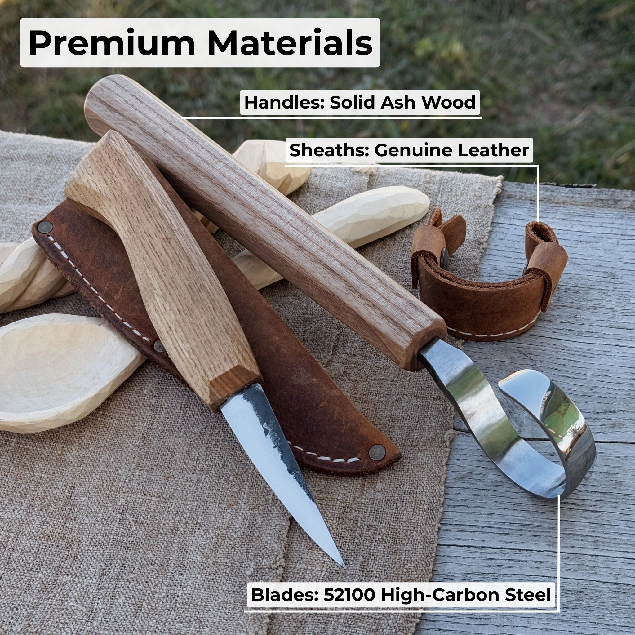 2 - Piece Spoon Carving Knife Set for Beginners - 7