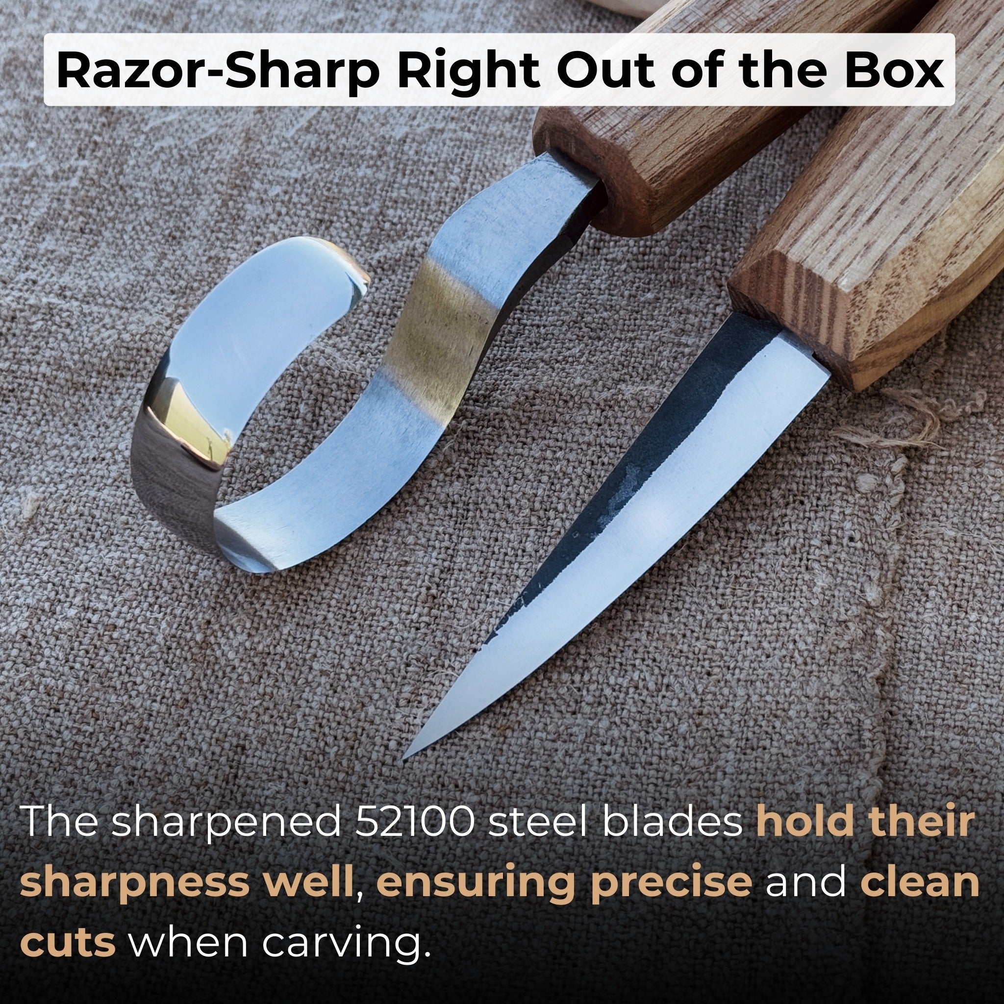 2 - Piece Spoon Carving Knife Set for Beginners - 3