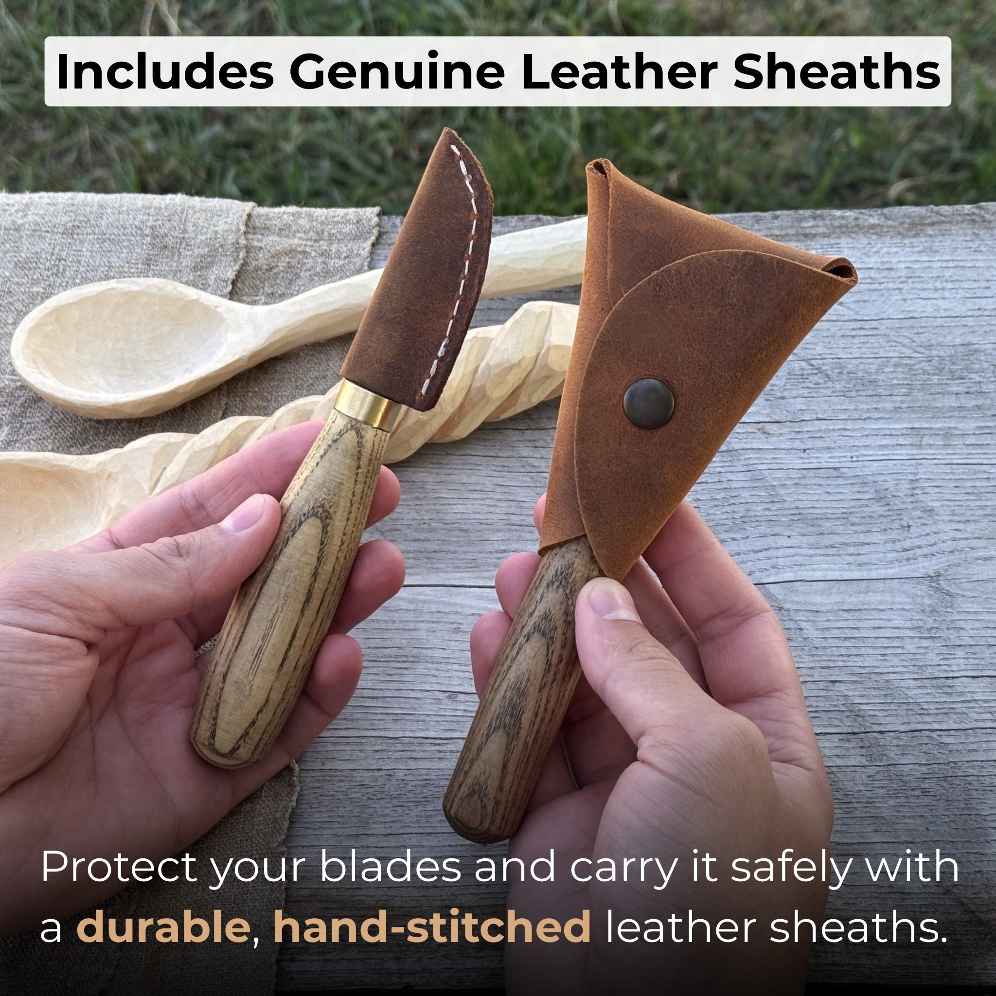 2 - Piece Wood Carving Knife Set for Beginners - 5