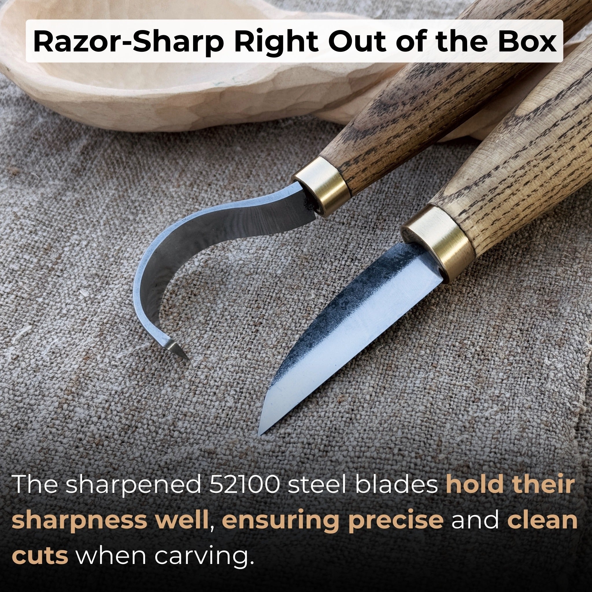 2 - Piece Wood Carving Knife Set for Beginners - 3