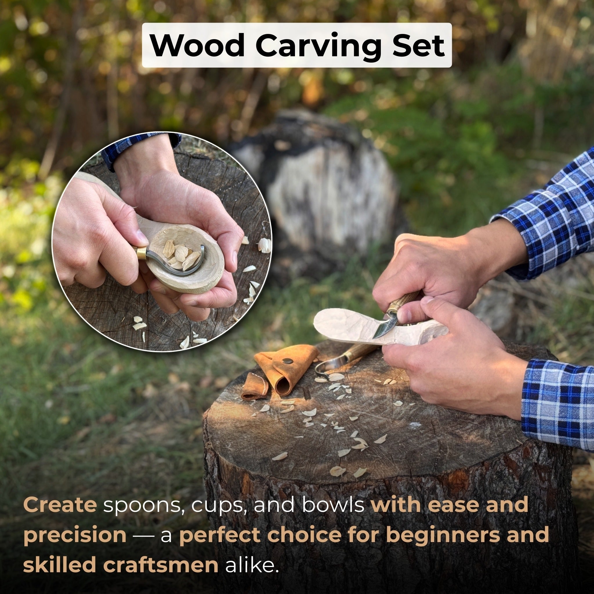 2 - Piece Wood Carving Knife Set for Beginners - 2