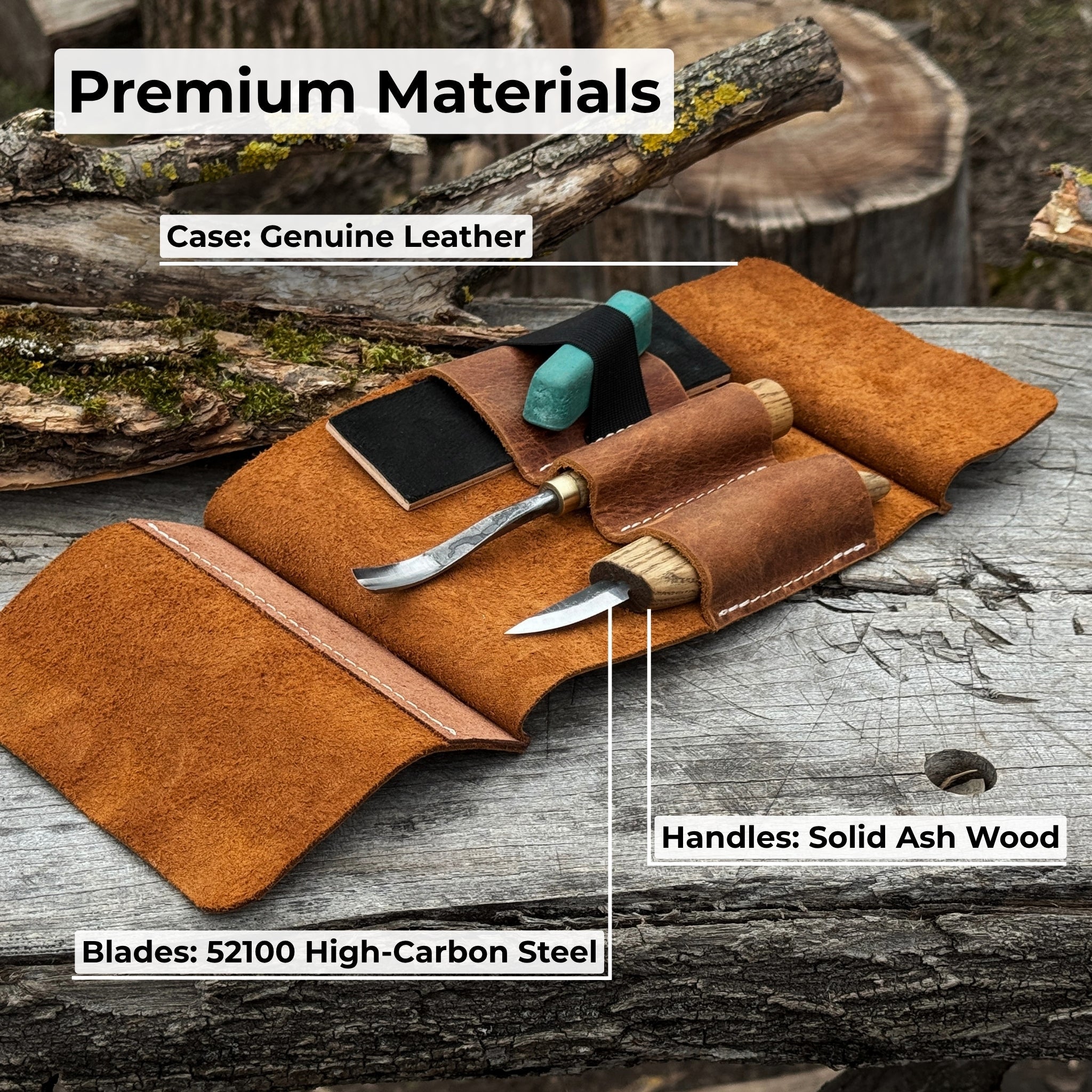 2 - Piece Wood Carving Set - 7