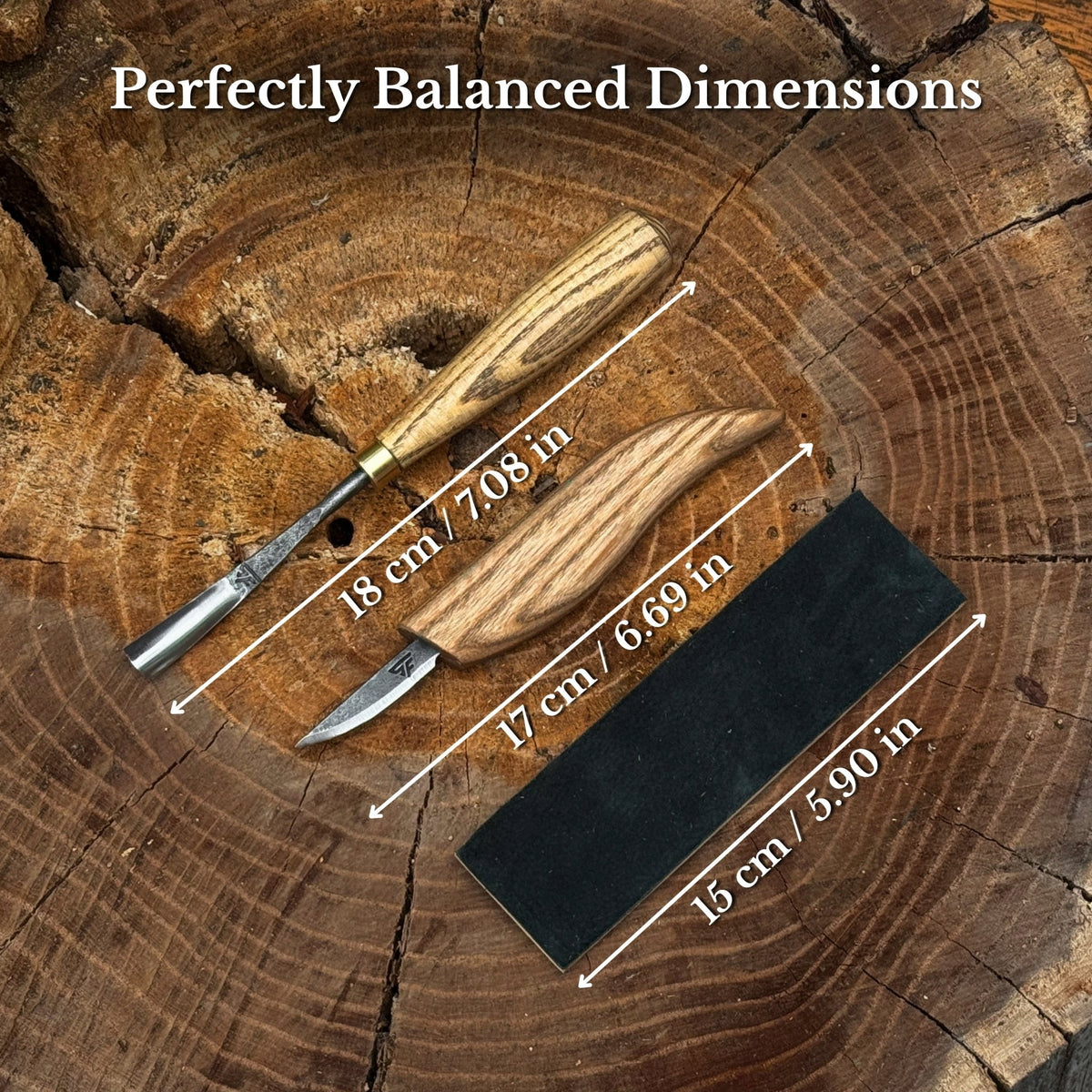 2-Piece Wood Carving Set - 3
