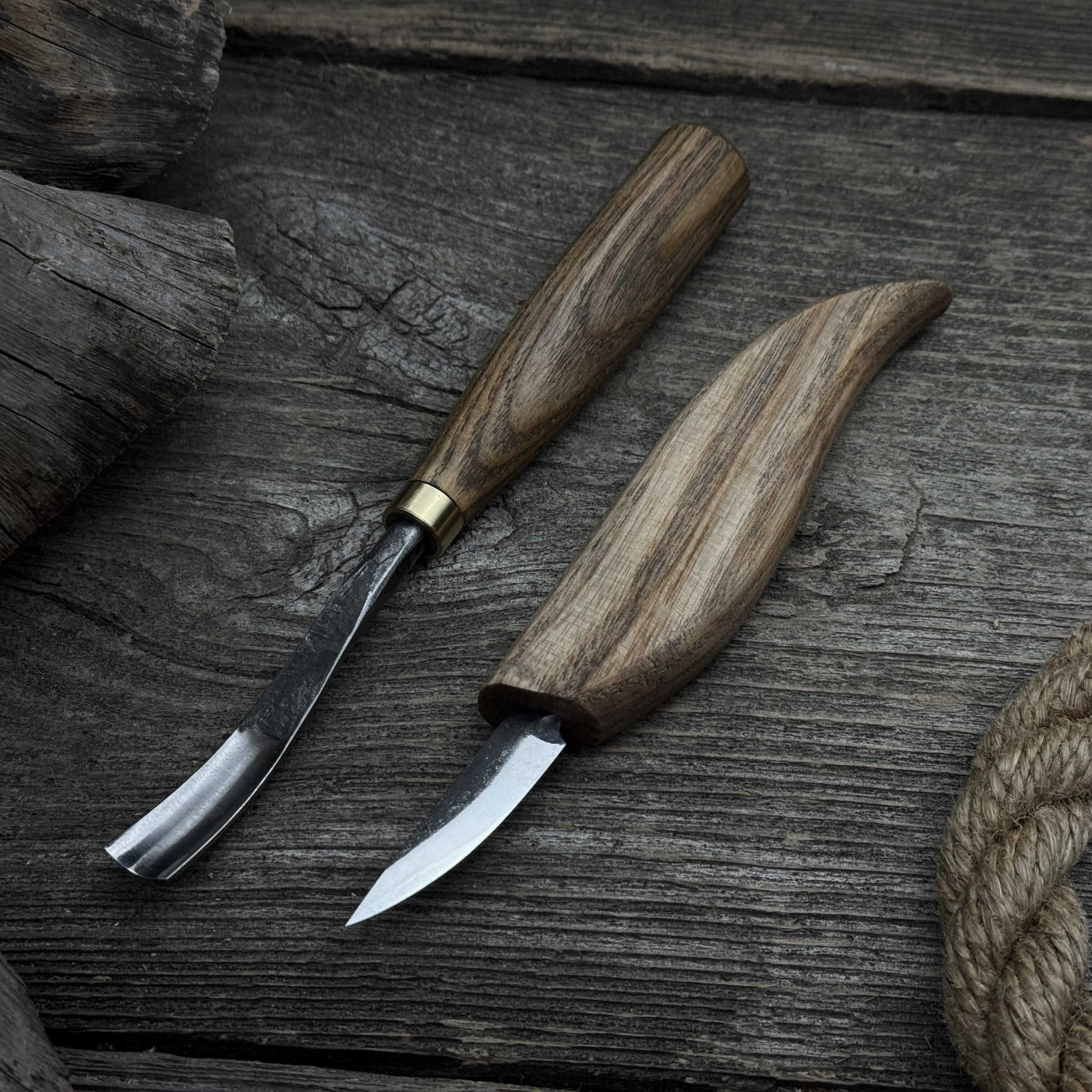 2 - Piece Wood Carving Set - 8