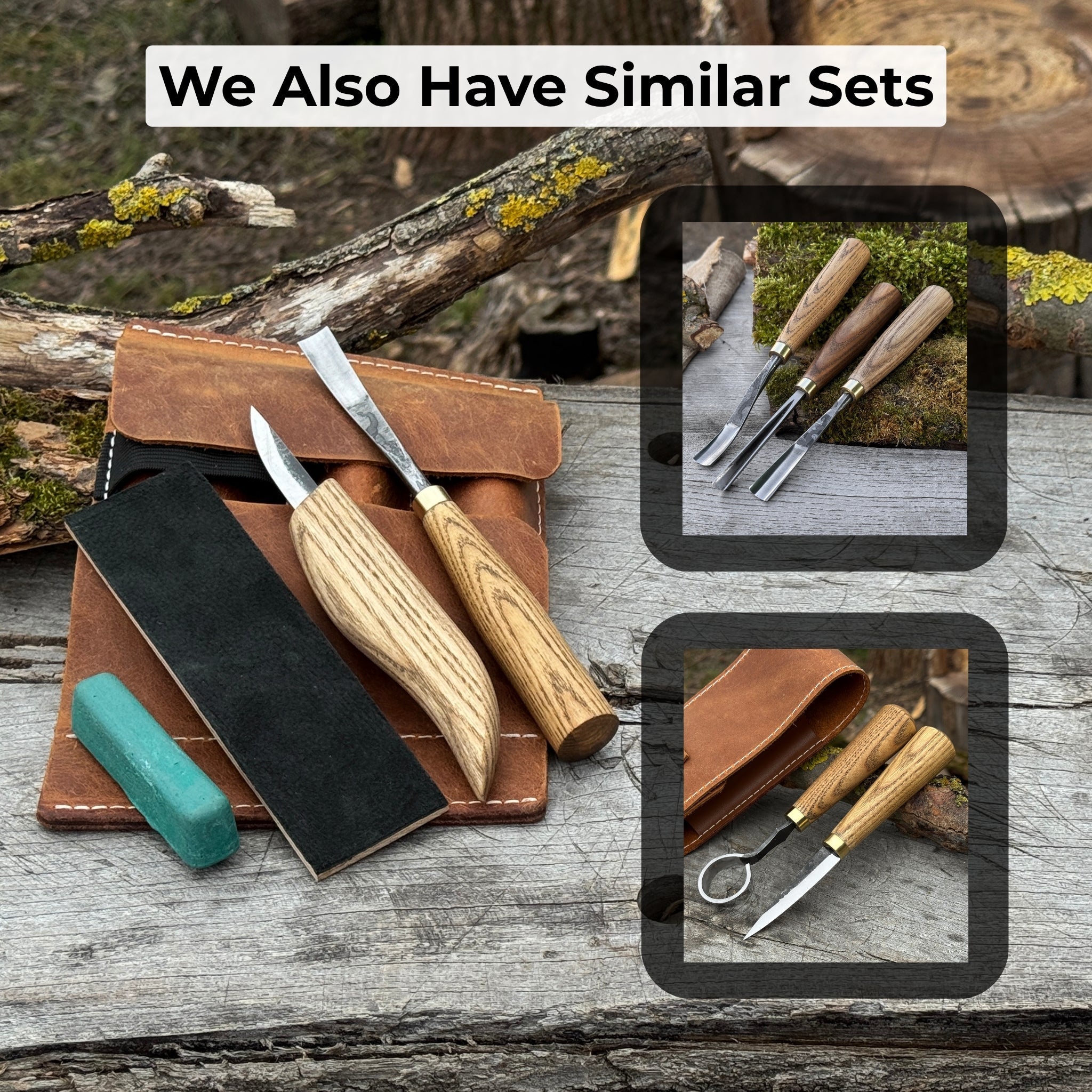 2 - Piece Wood Carving Set - 11
