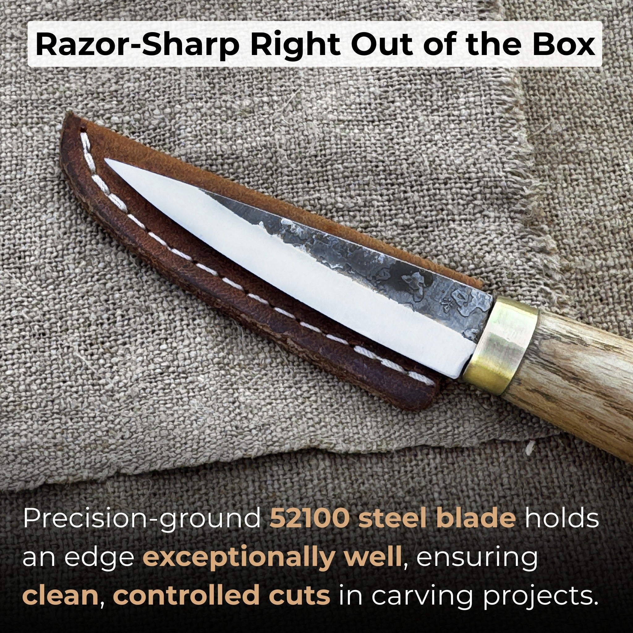 Whittling Sloyd Knife, 7.5 cm (2.95 inches)