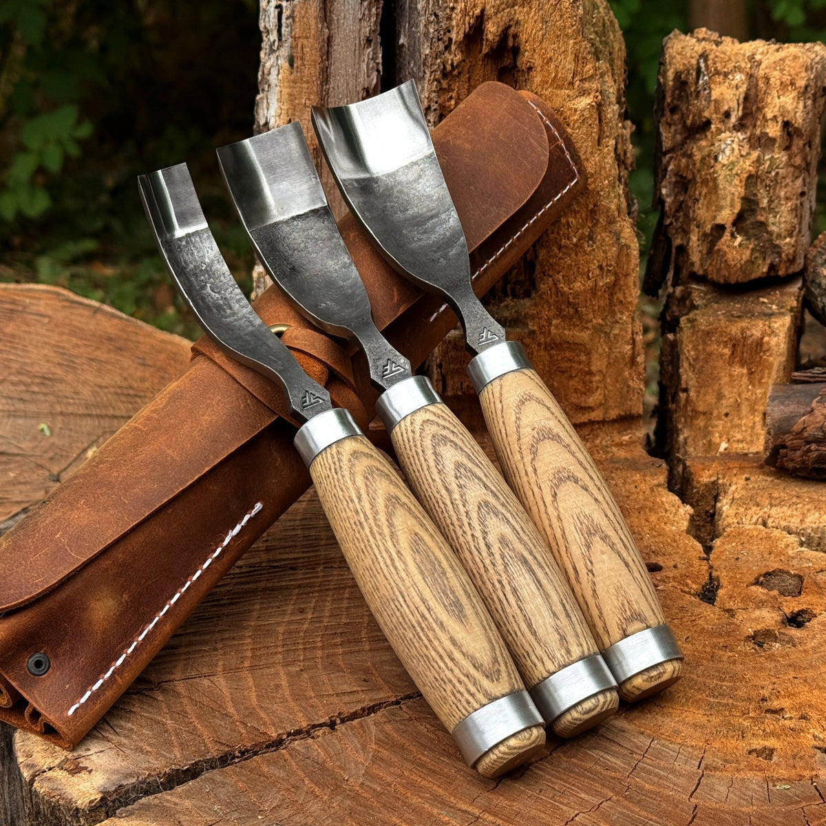 3-Piece Bent Gouge Set - 1