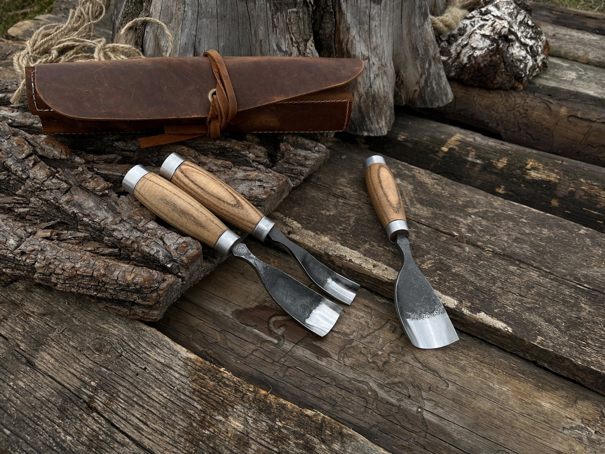 3 - Piece Bent Gouge Set - 1