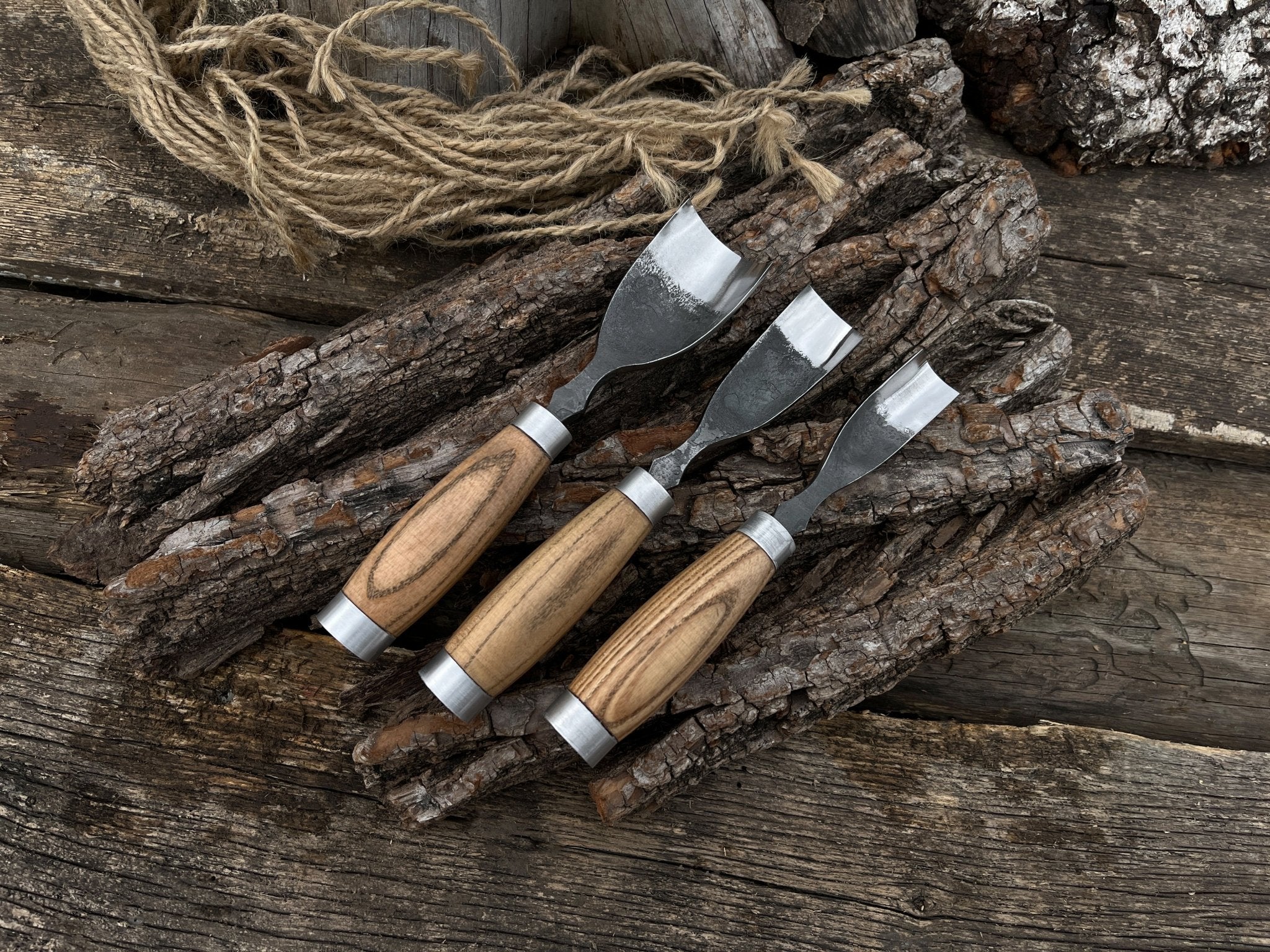 3 - Piece Bent Gouge Set - 7