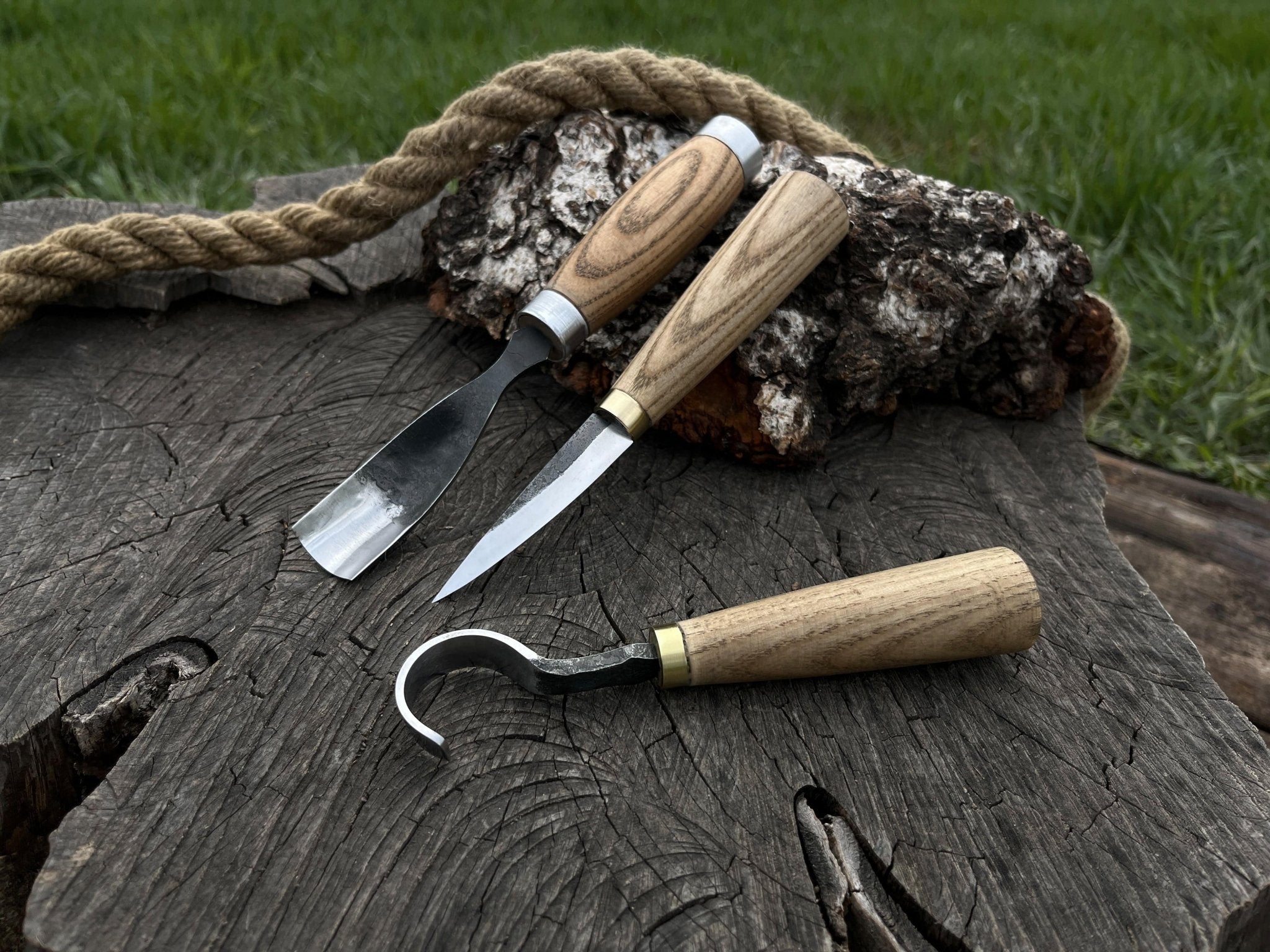 3 - Piece Spoon Carving Tool Set - 2