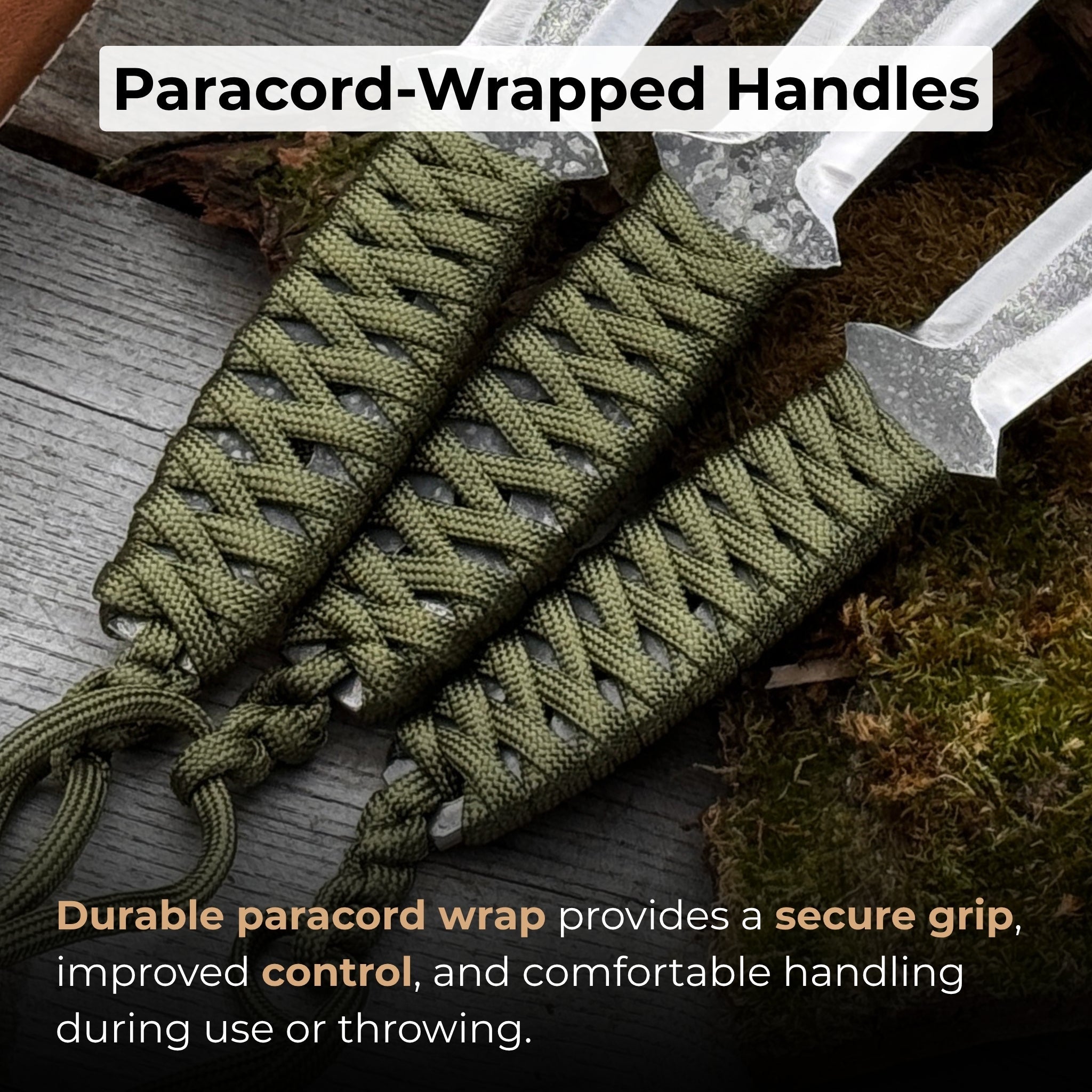 3 - Piece Hand - Forged Throwing Knife Set, 22 cm (8.6 inches) - 3