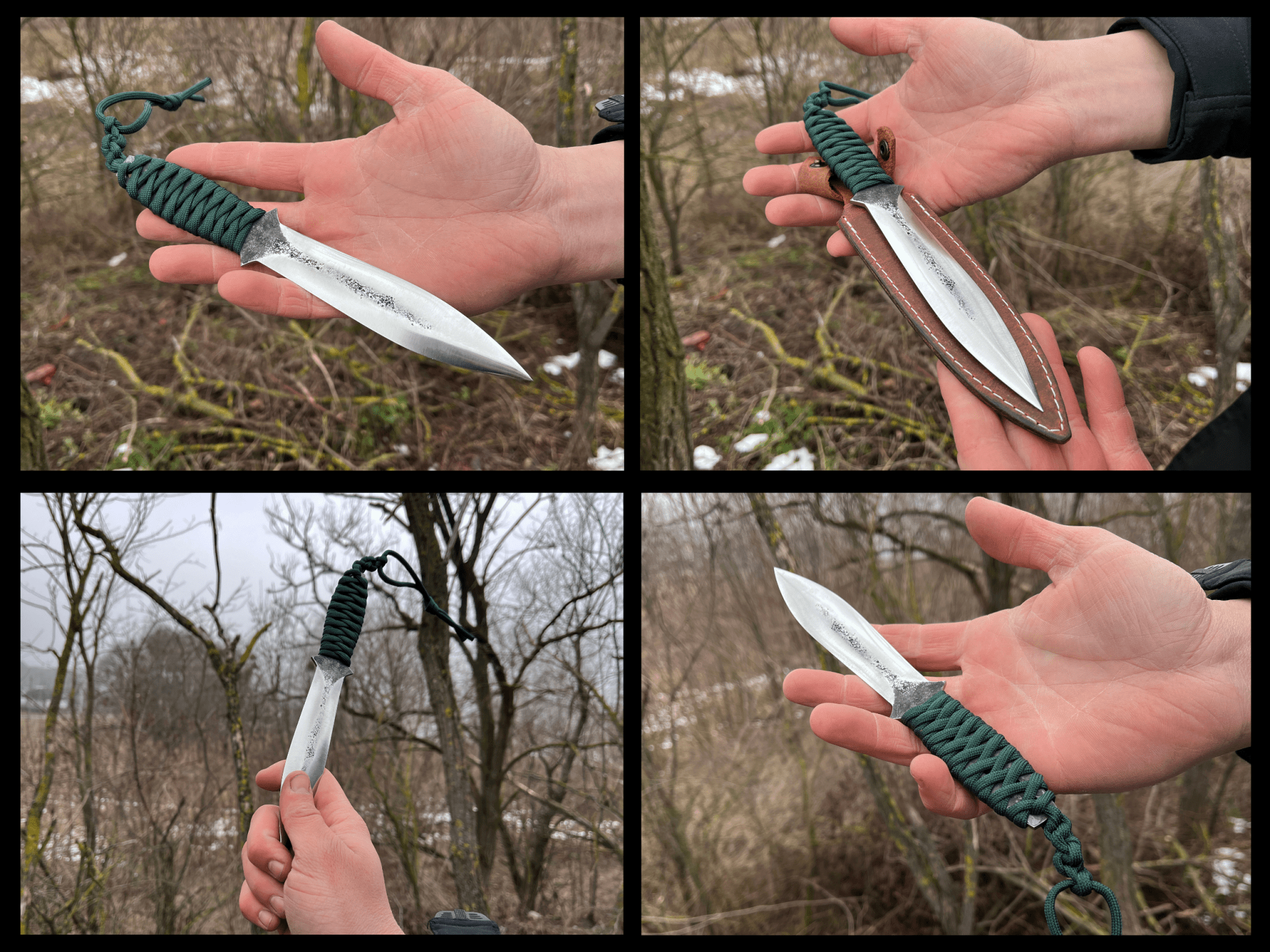 3 - Piece Hand - Forged Throwing Knife Set, 22 cm (8.6 inches) - 6