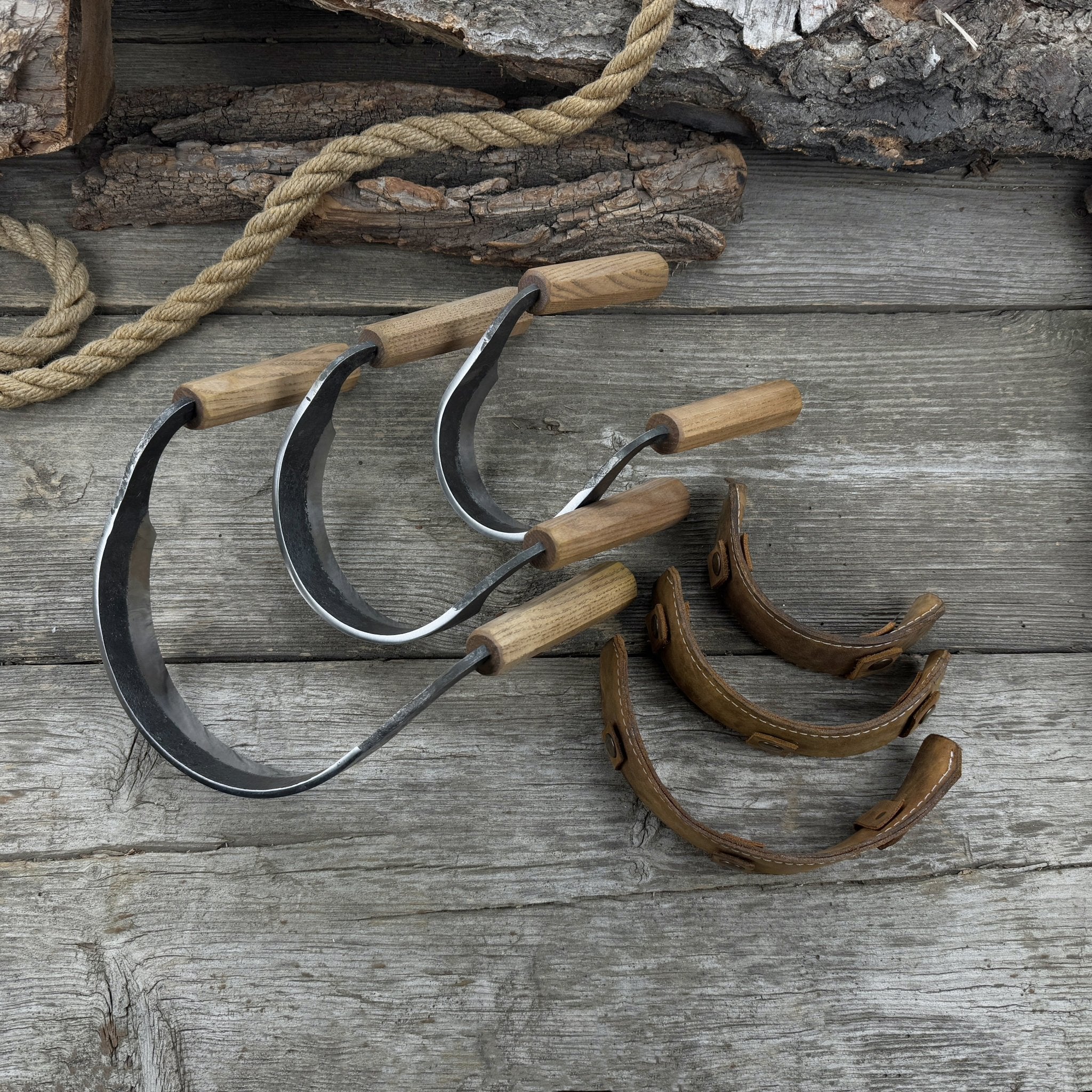 3 - Piece Inshave (Half - Rounded Drawknife) Set - 1