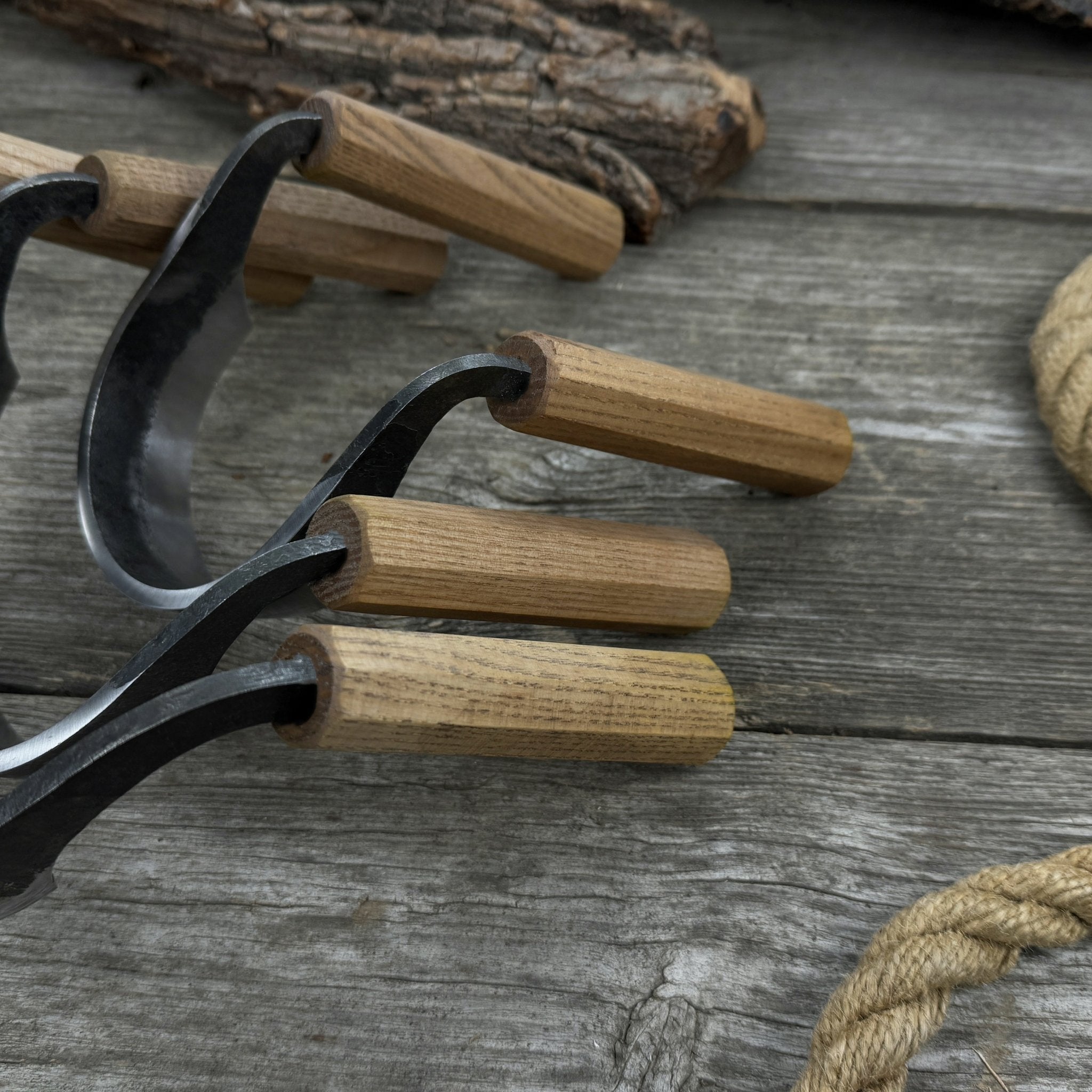3 - Piece Inshave (Half - Rounded Drawknife) Set - 4