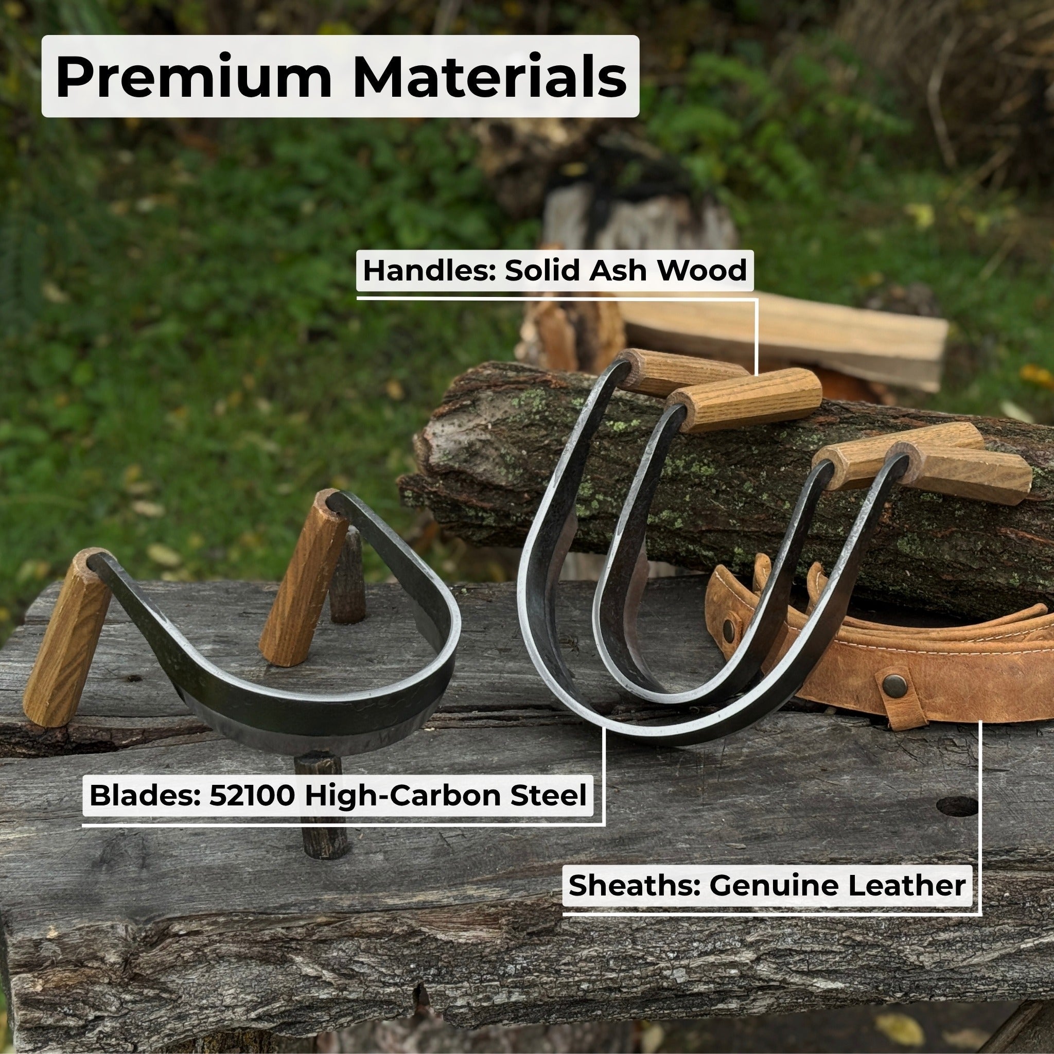 3 - Piece Inshave (Half - Rounded Drawknife) Set - 6