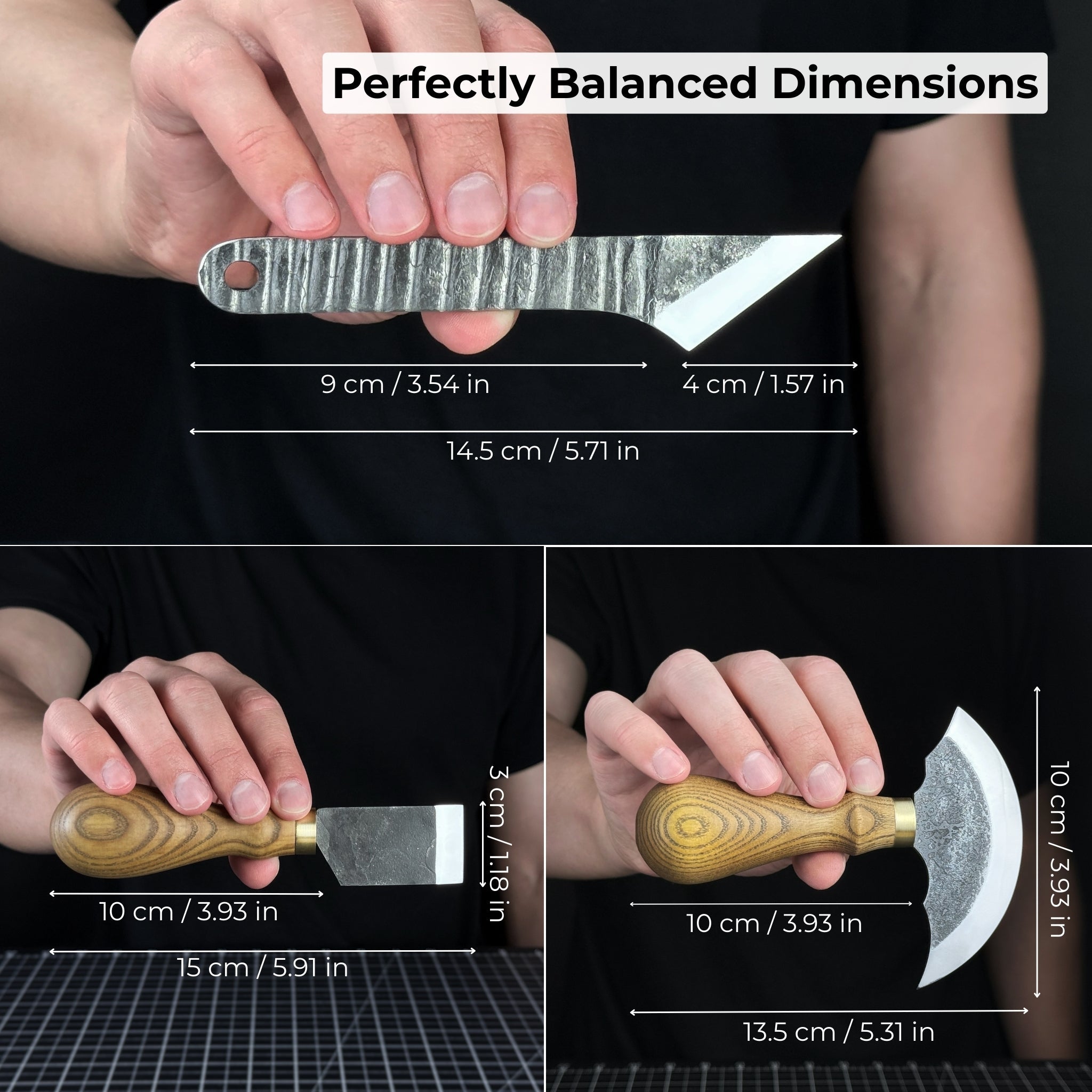 3 - Piece Leatherworking Tool Set - 6