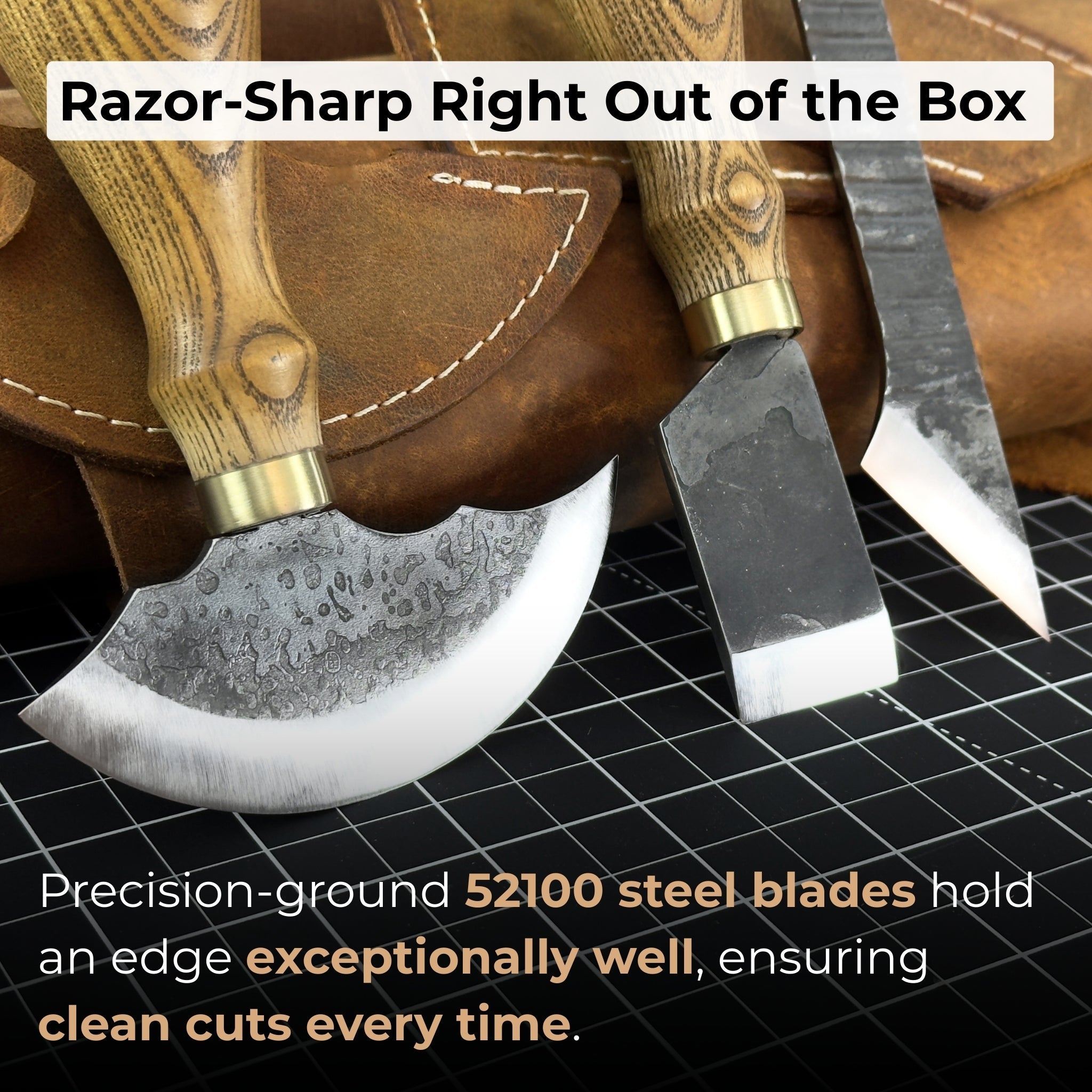 3 - Piece Leatherworking Tool Set - 3