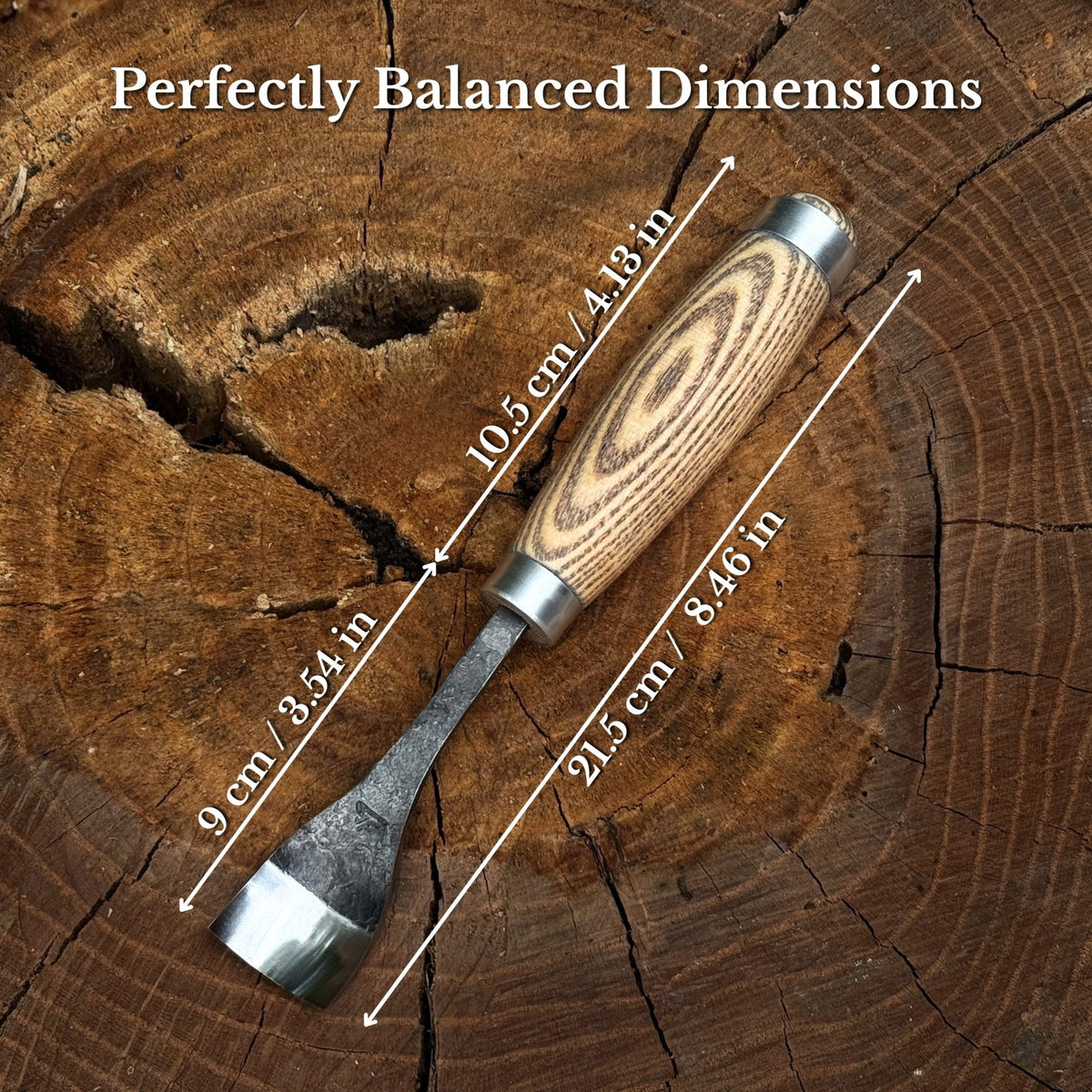 3-Piece Spoon Bent Gouge Set - 3