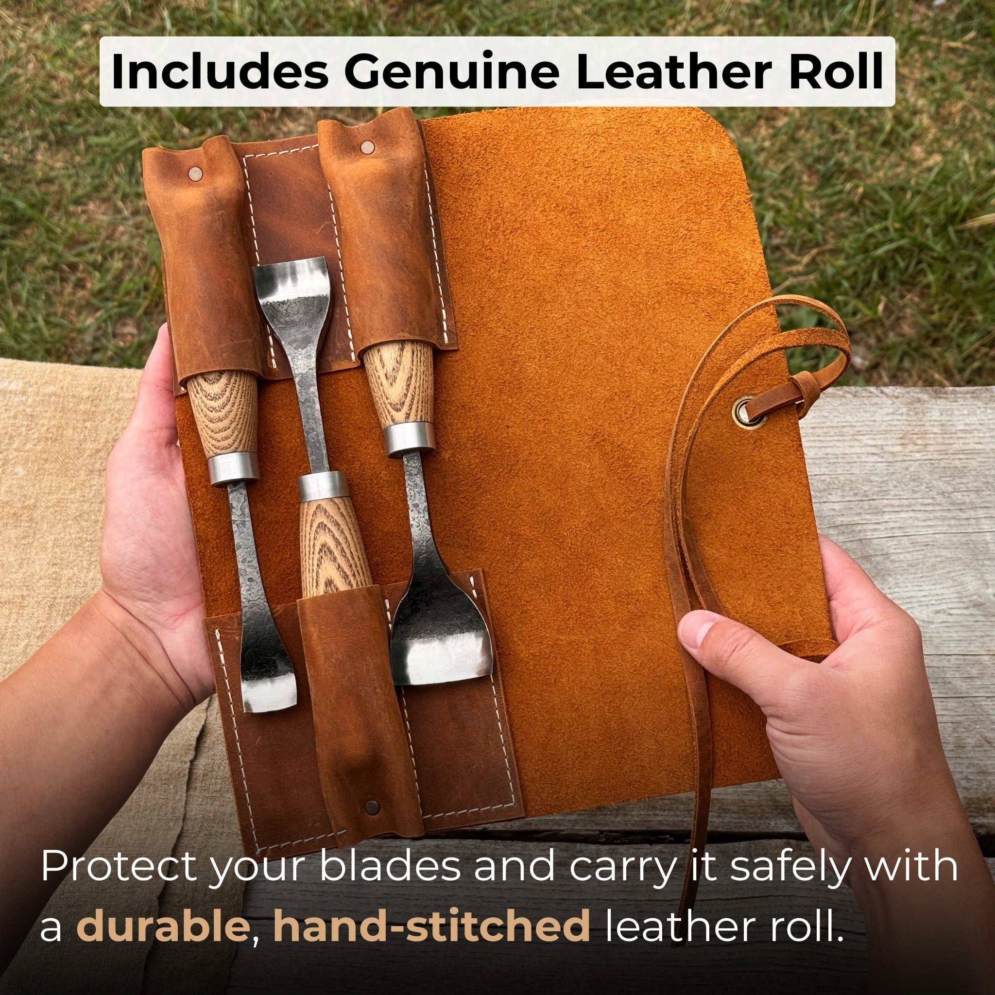 3 - Piece Spoon Bent Gouge Set - 4