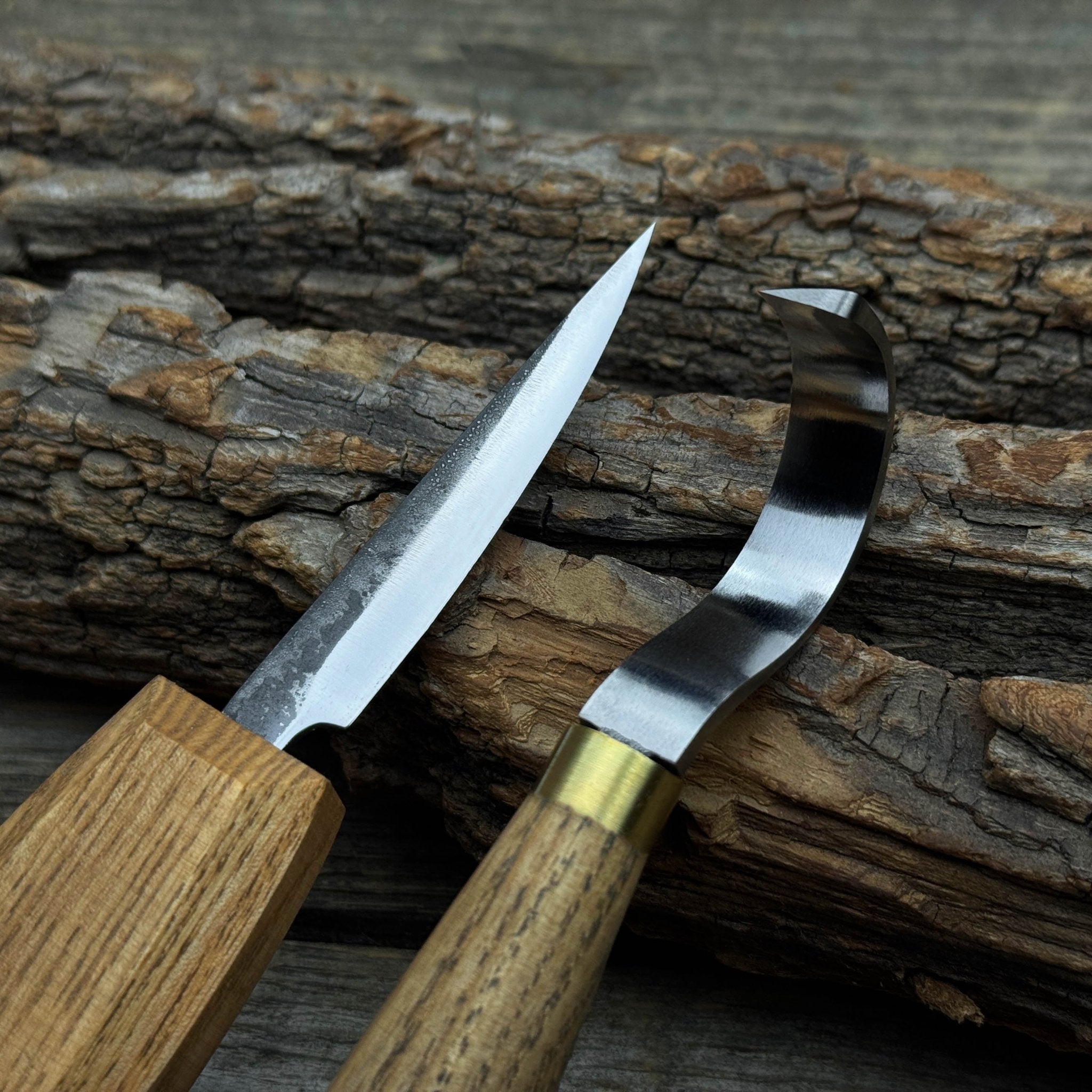 3 - Piece Spoon Carving Tool Set with Leather Strop - 5