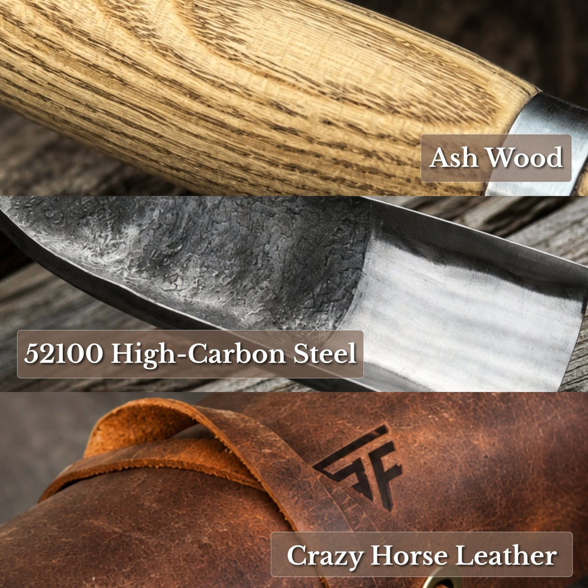 3-Piece Straight Rounded Chisel Set - 7