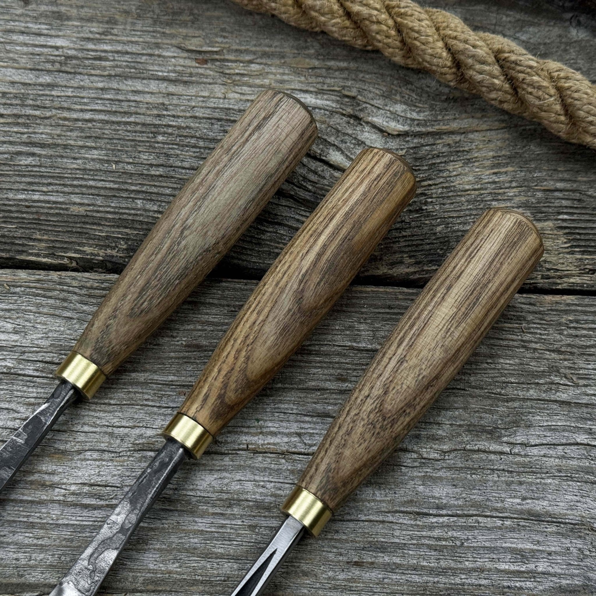 3 - Piece Wood Carving Chisel & Gouge Set - 2