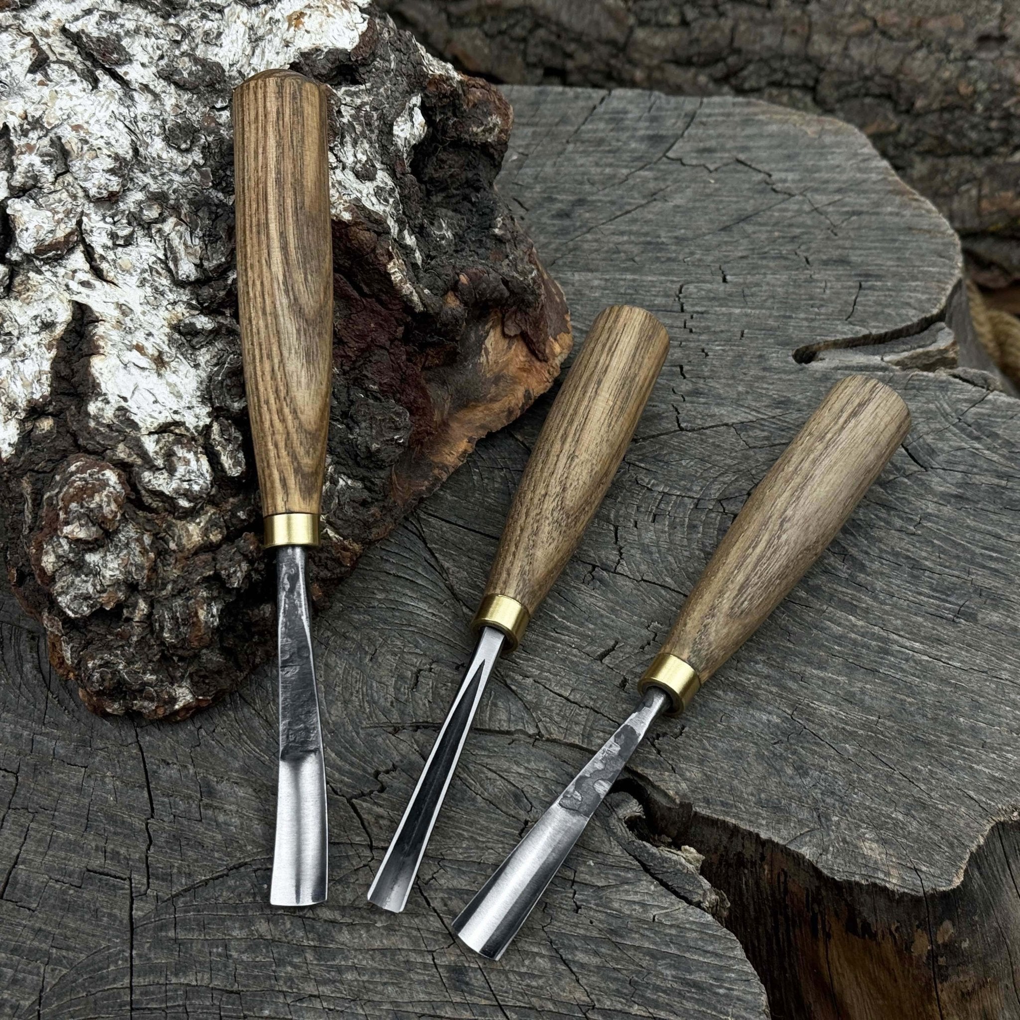 3 - Piece Wood Carving Chisel & Gouge Set - 5