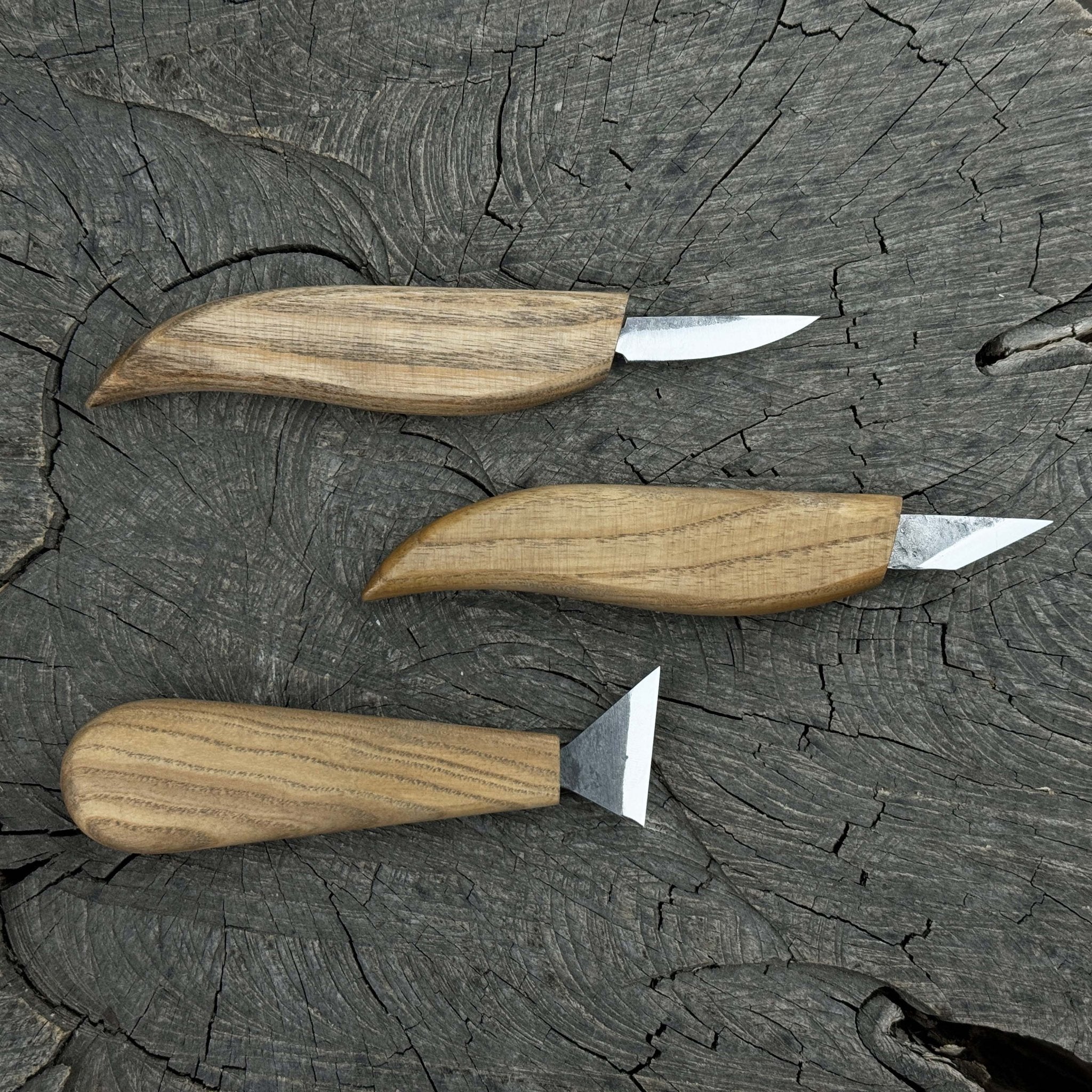 3 - Piece Wood Carving Knife Set - 1