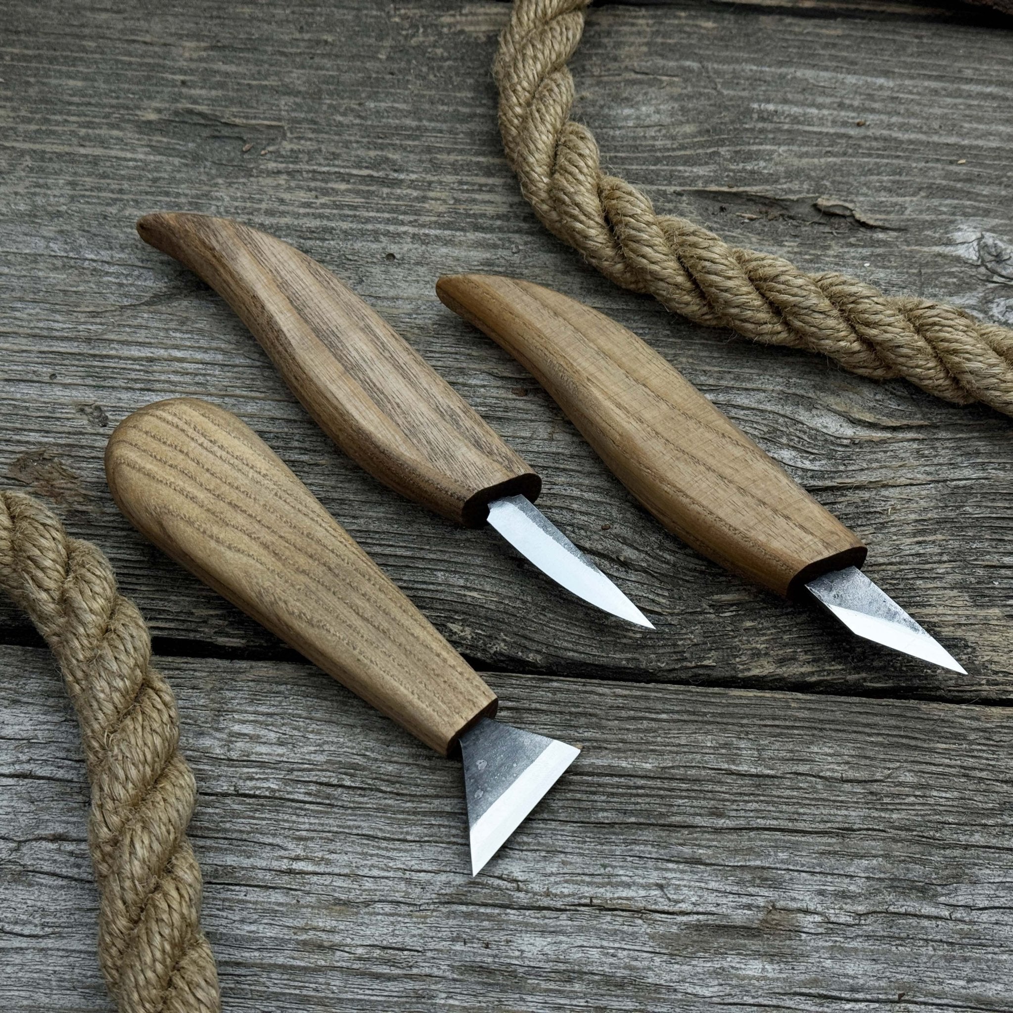 3 - Piece Wood Carving Knife Set - 4