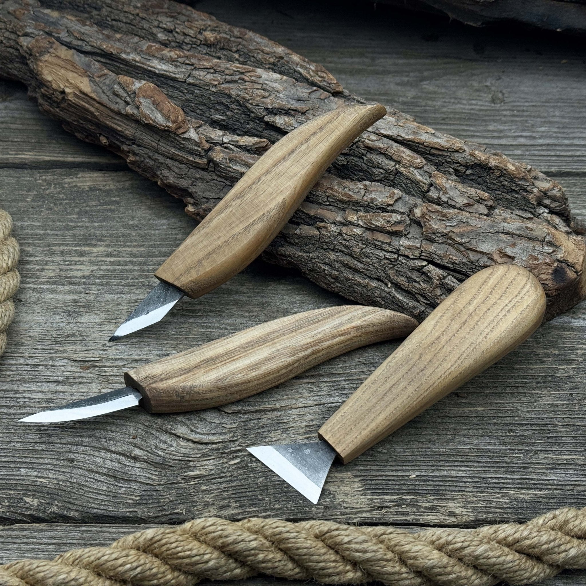 3 - Piece Wood Carving Knife Set - 9
