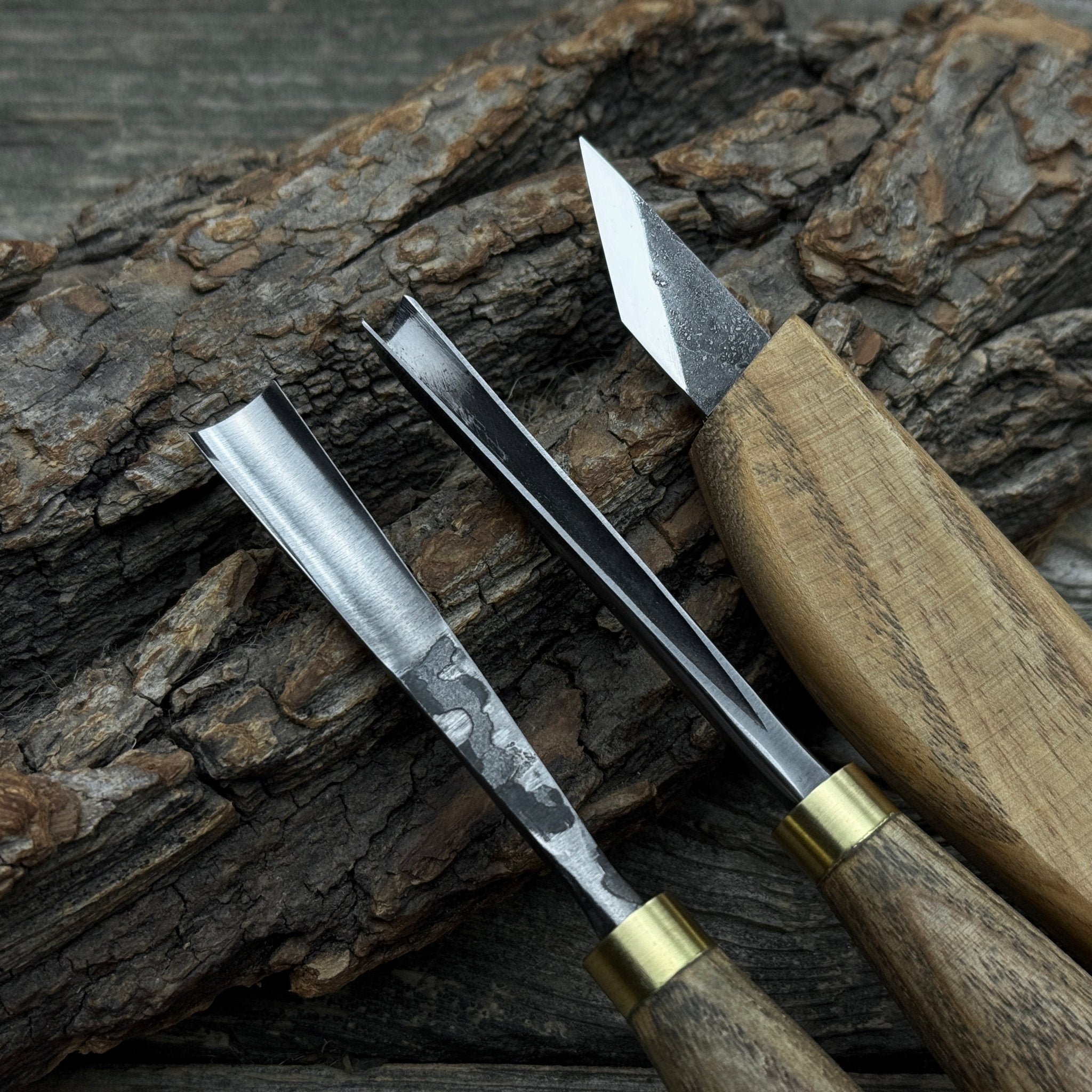 3 - Piece Wood Carving Tool Set – For Geometric, Detail & Relief Carving - 6