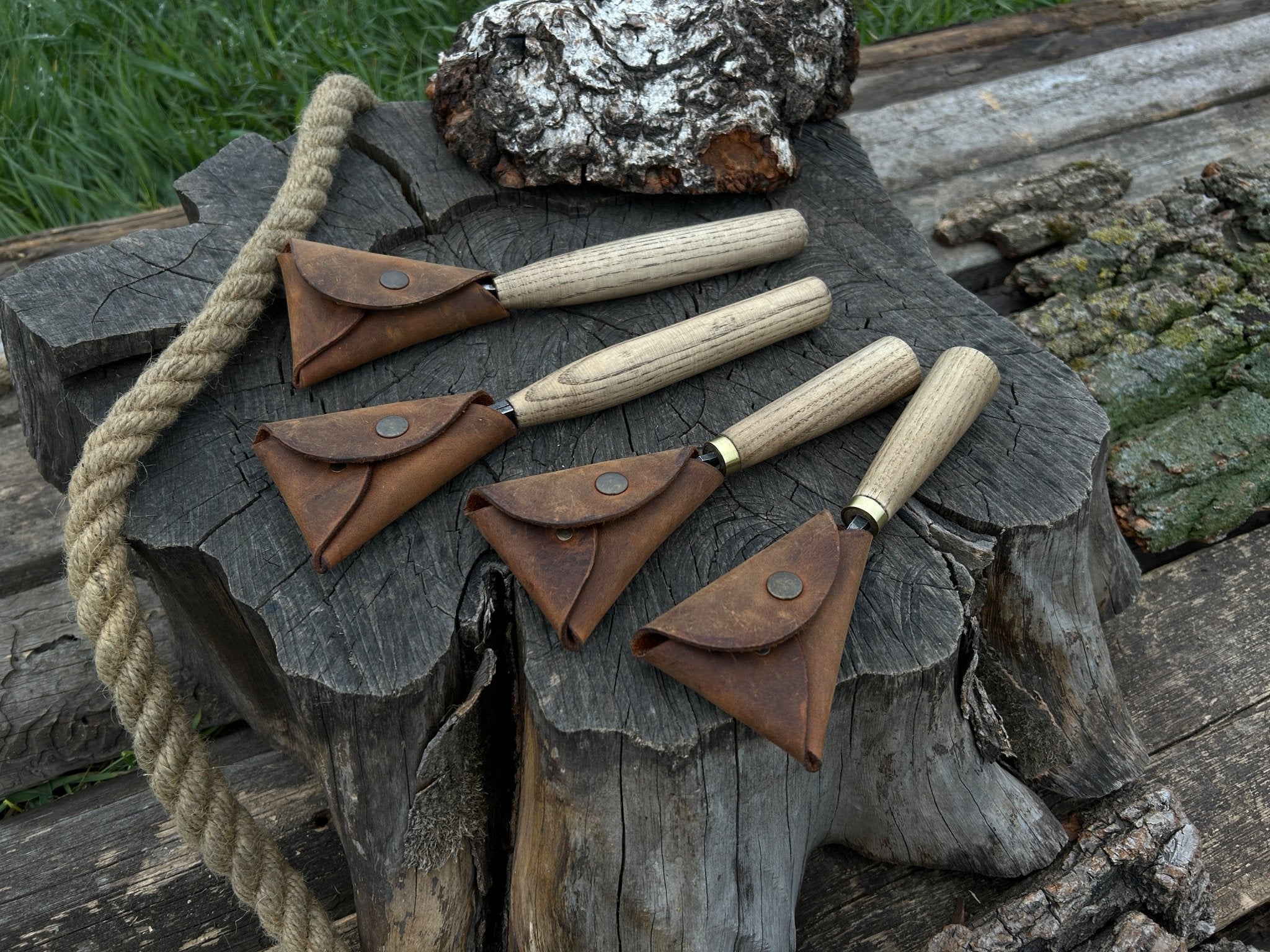 4 - Piece Wood Carving Knife Set - 2