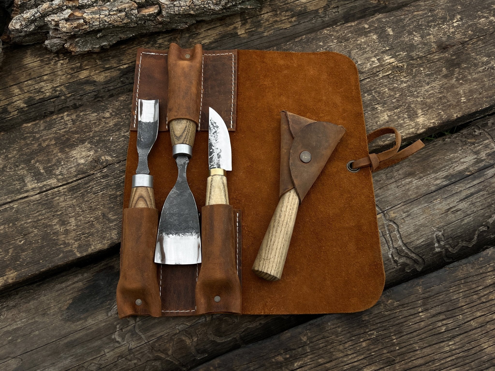 4 - Piece Wood Carving Tool Set - 2