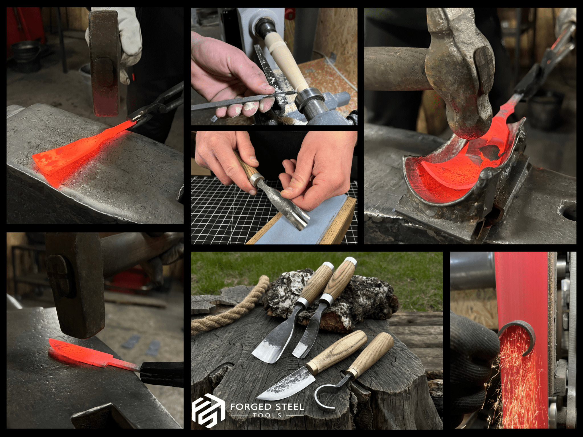 4 - Piece Wood Carving Tool Set - 6