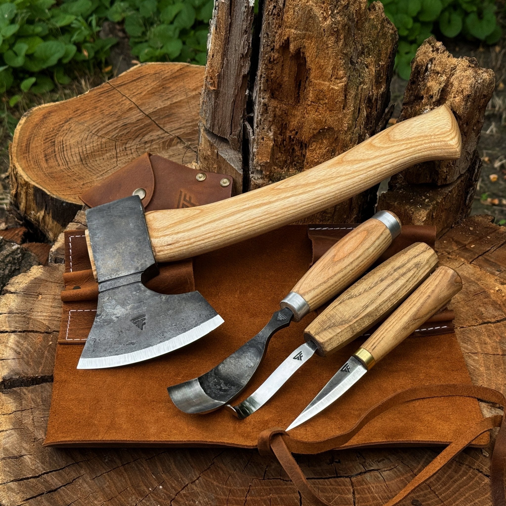4-Piece Spoon Carving Tool Set - 1