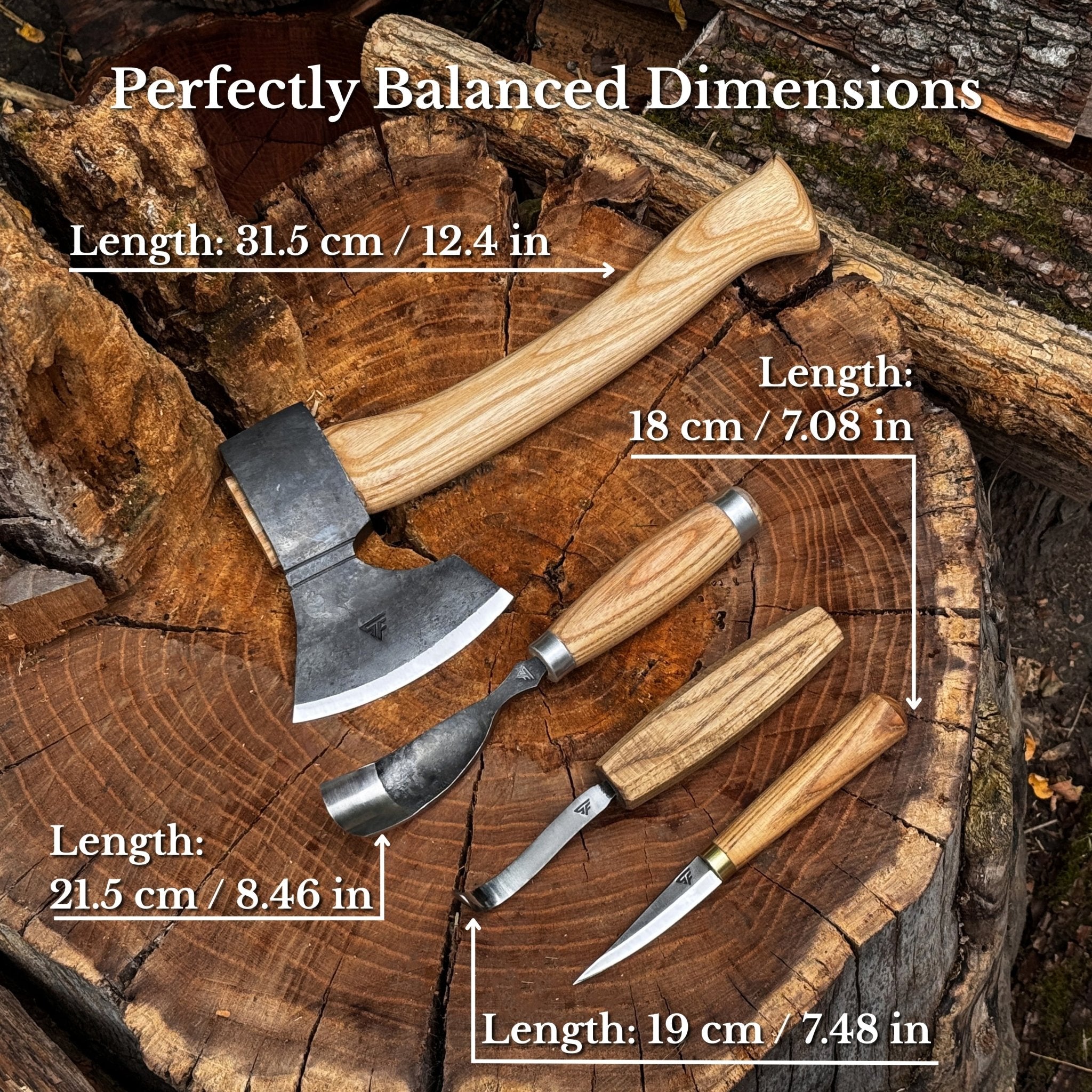 4-Piece Spoon Carving Tool Set - 2