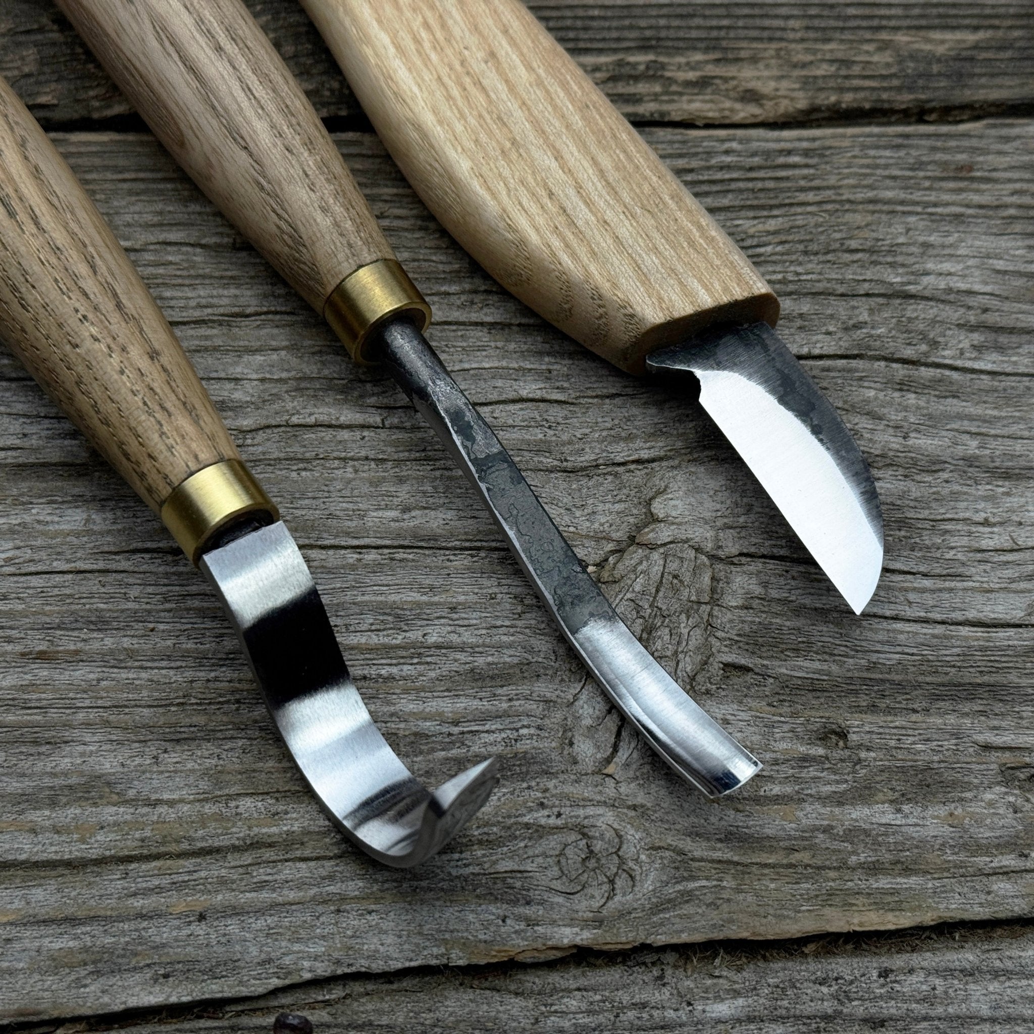 4 - Piece Spoon Carving Tool Set with Sharpening Board - 6
