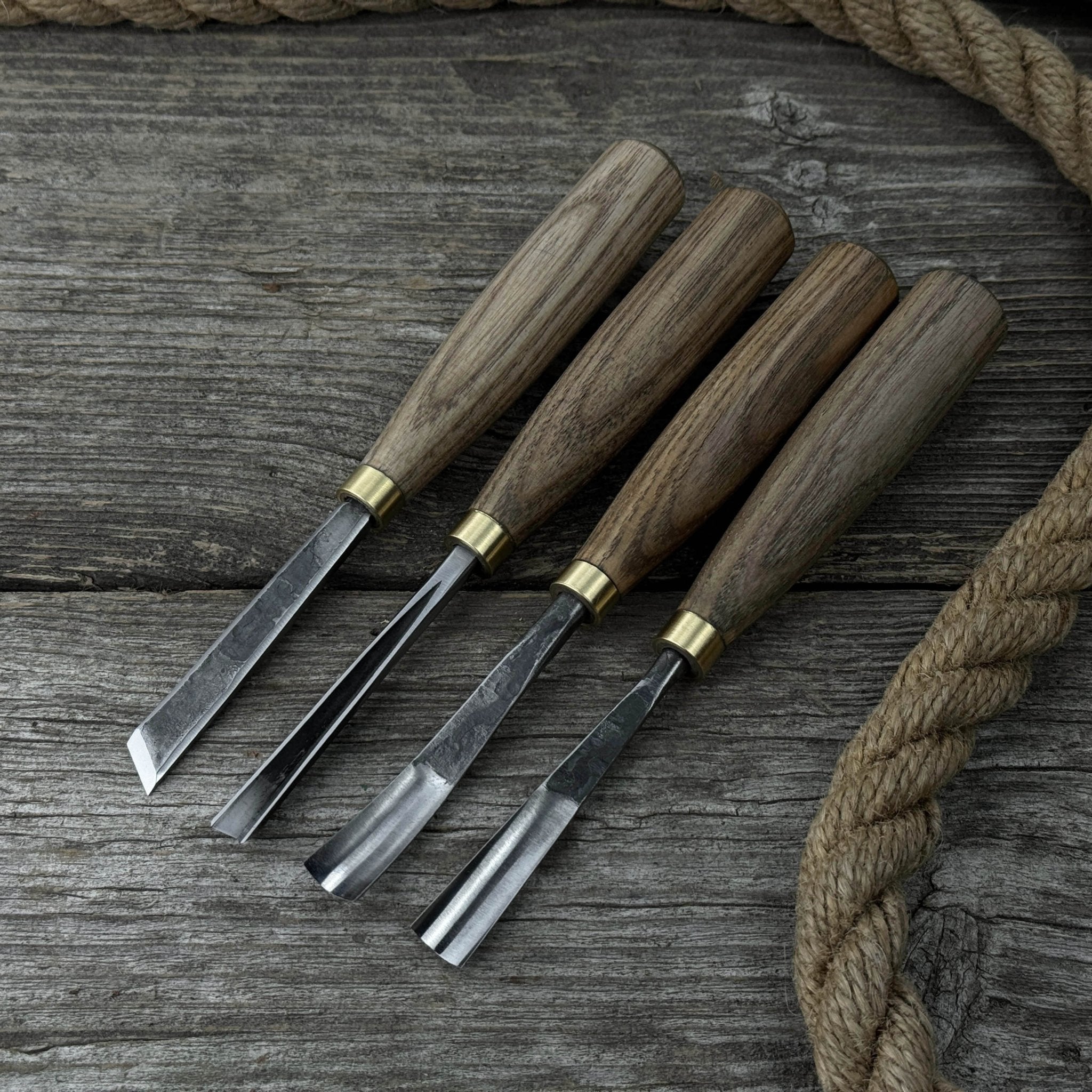 4 - Piece Wood Carving Chisel & Gouge Set - 7