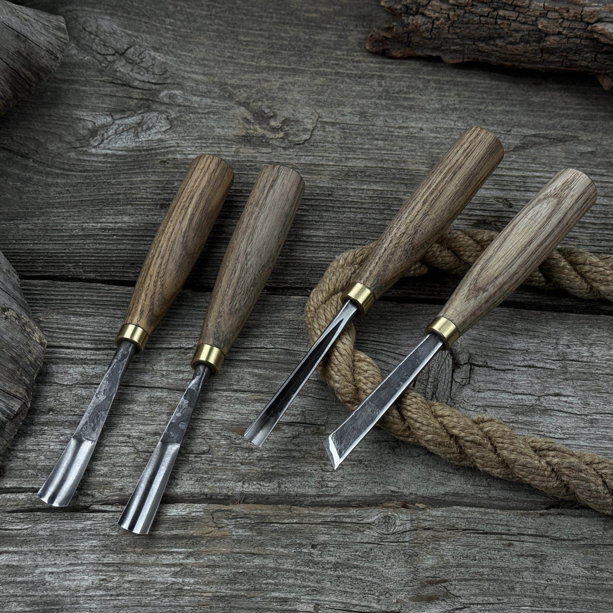 4 - Piece Wood Carving Chisel & Gouge Set - 10