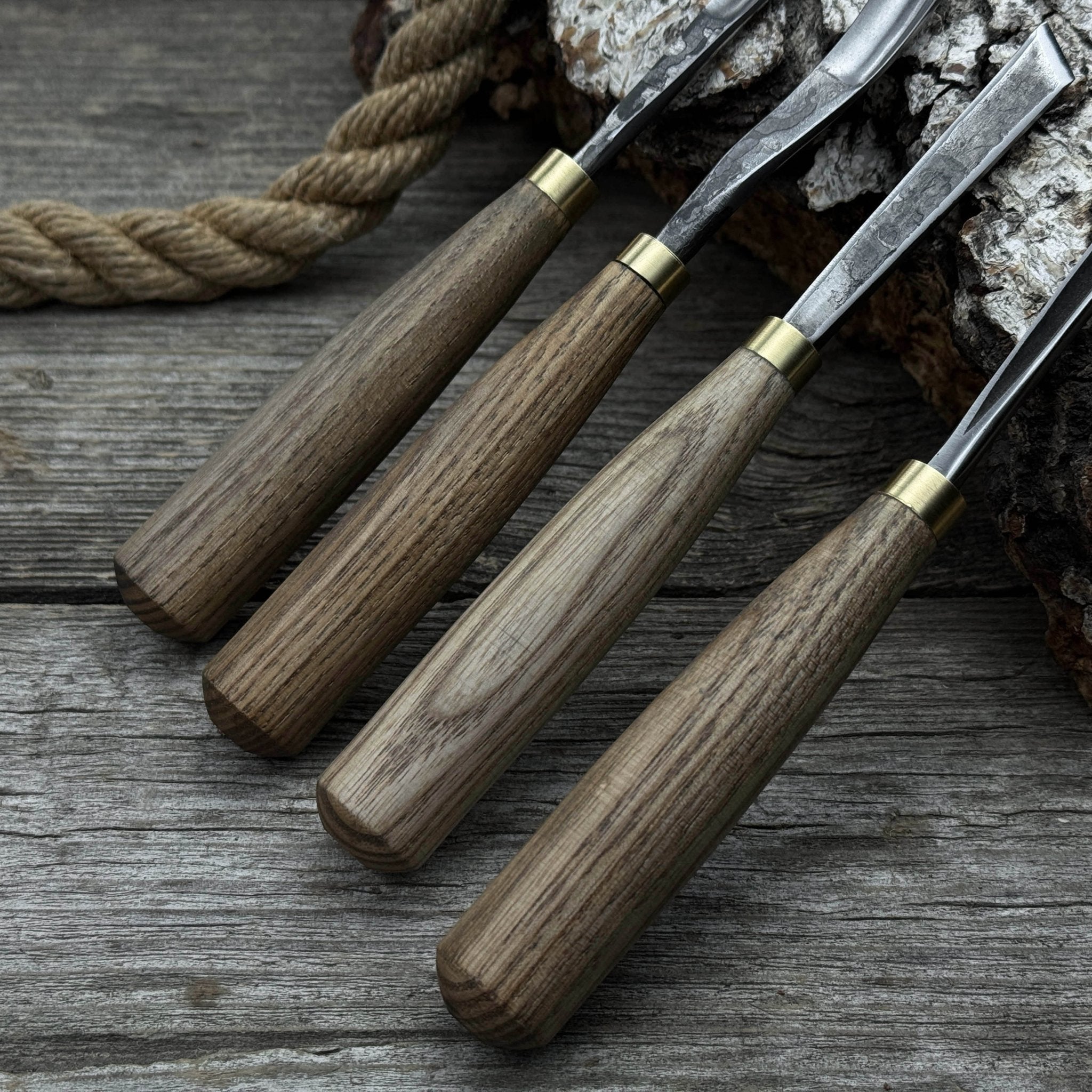 4 - Piece Wood Carving Chisel & Gouge Set - 3