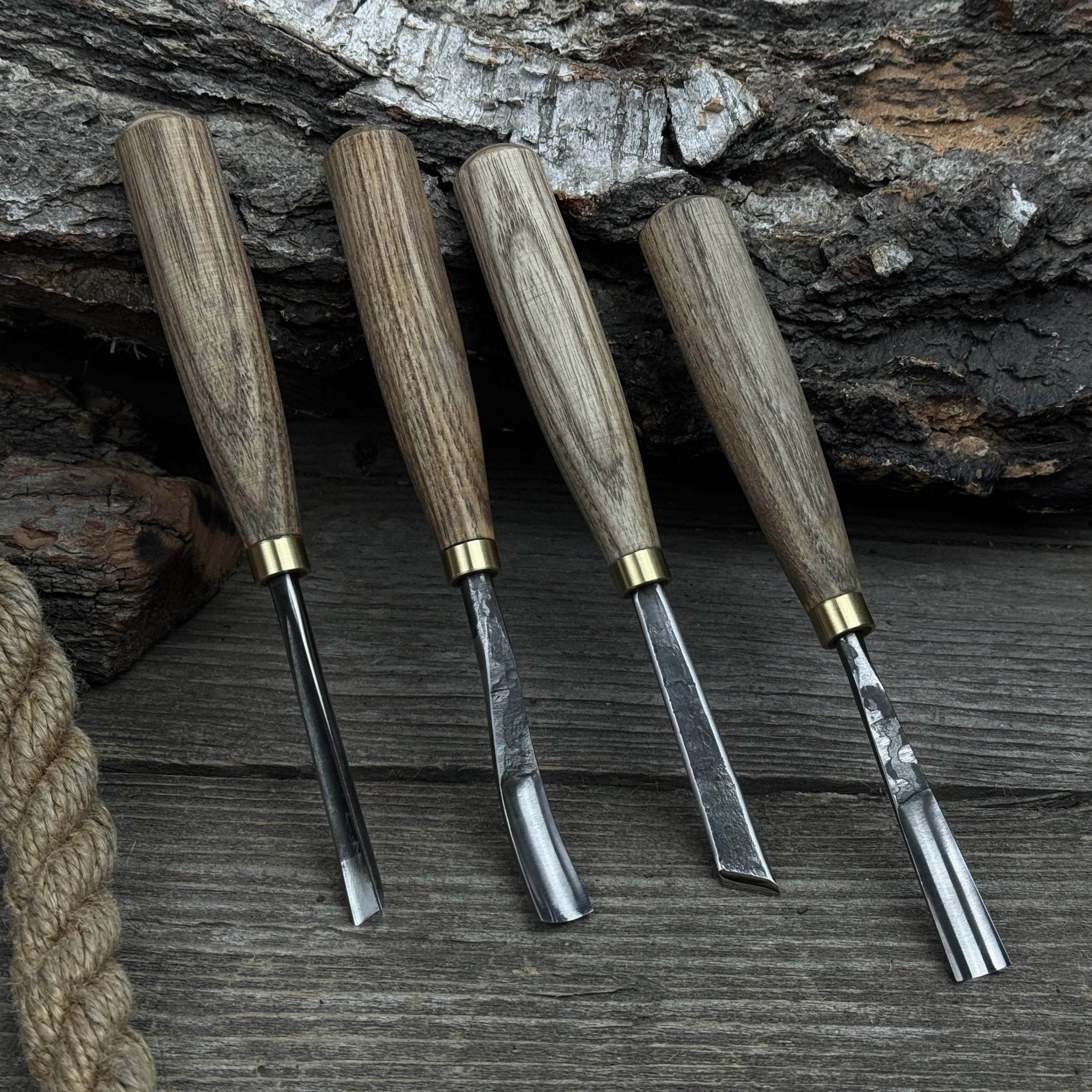 4 - Piece Wood Carving Chisel & Gouge Set - 5