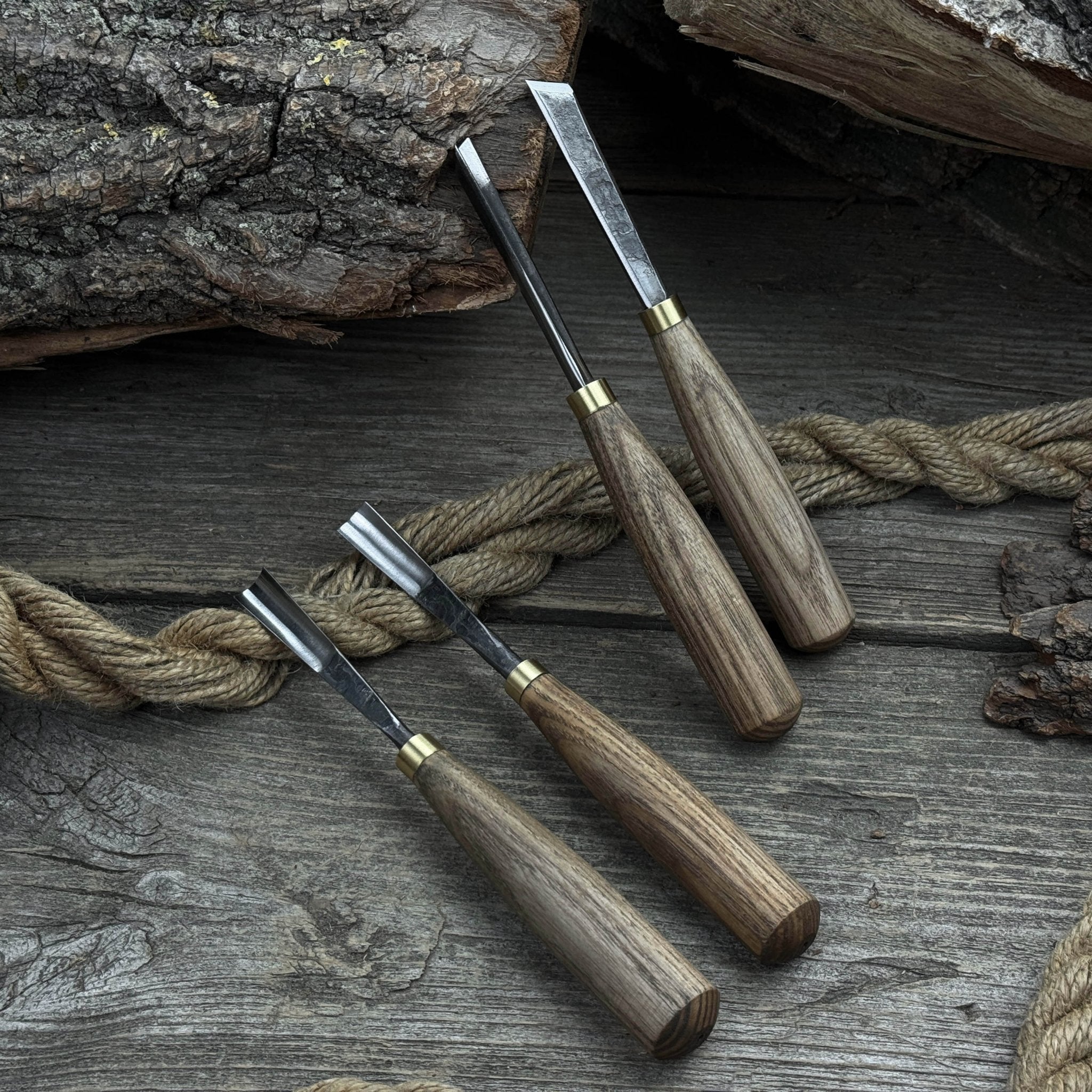 4 - Piece Wood Carving Chisel & Gouge Set - 11