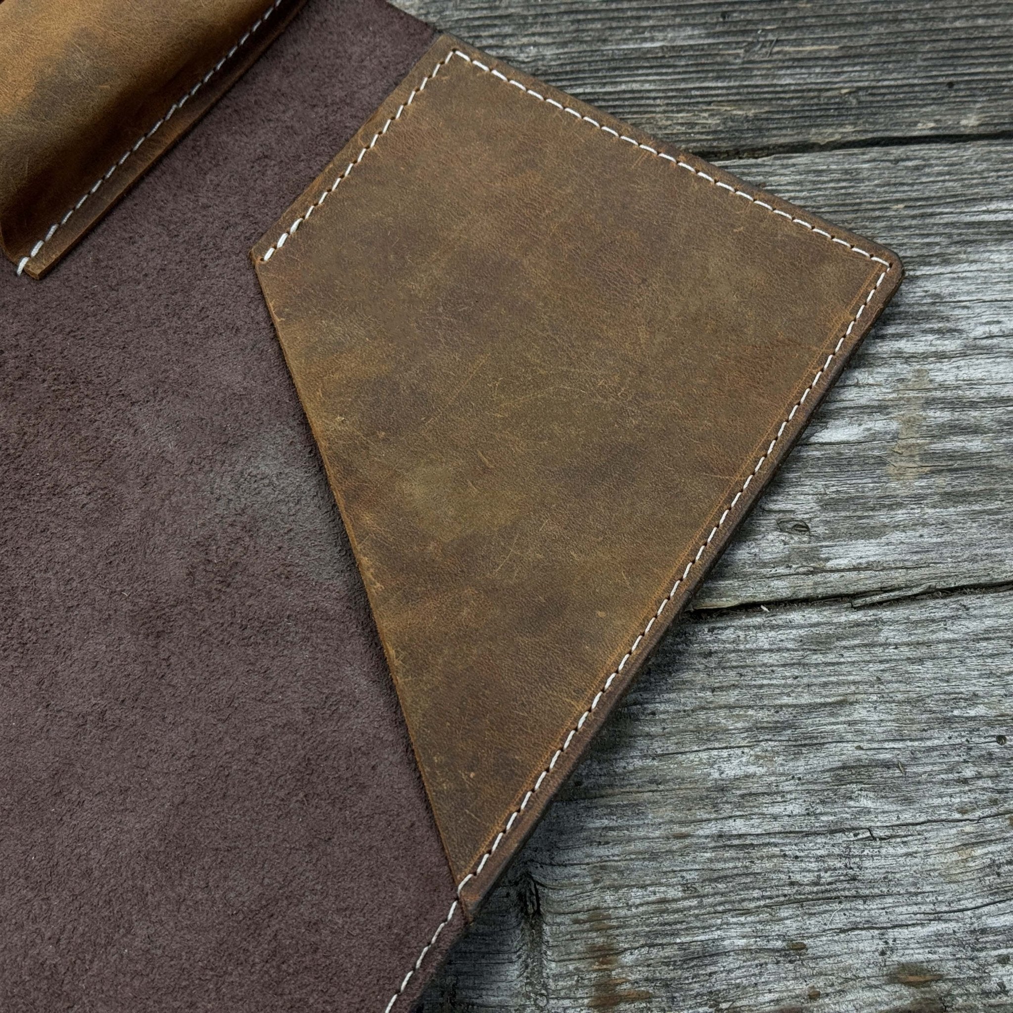 4 Pocket Leather Tool Roll for Carving Tools - 9
