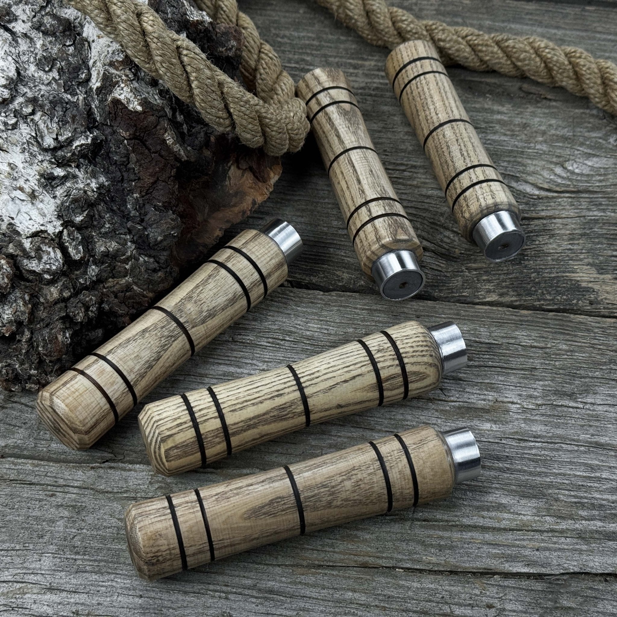 5 - Piece Ash Wood Handle Set - 2