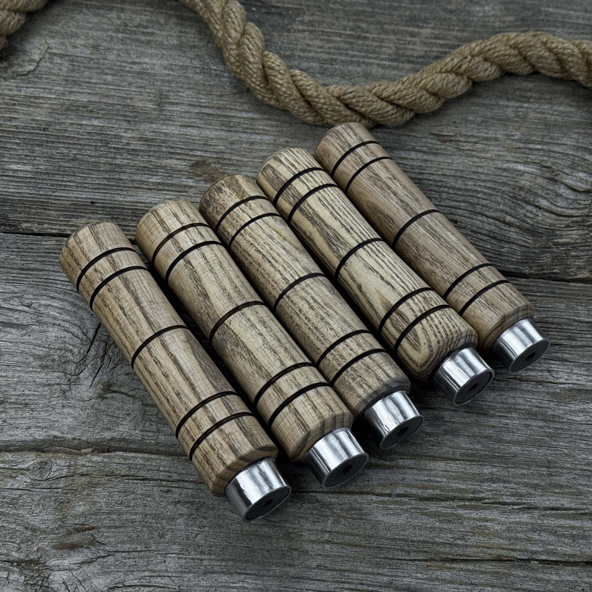 5 - Piece Ash Wood Handle Set - 6