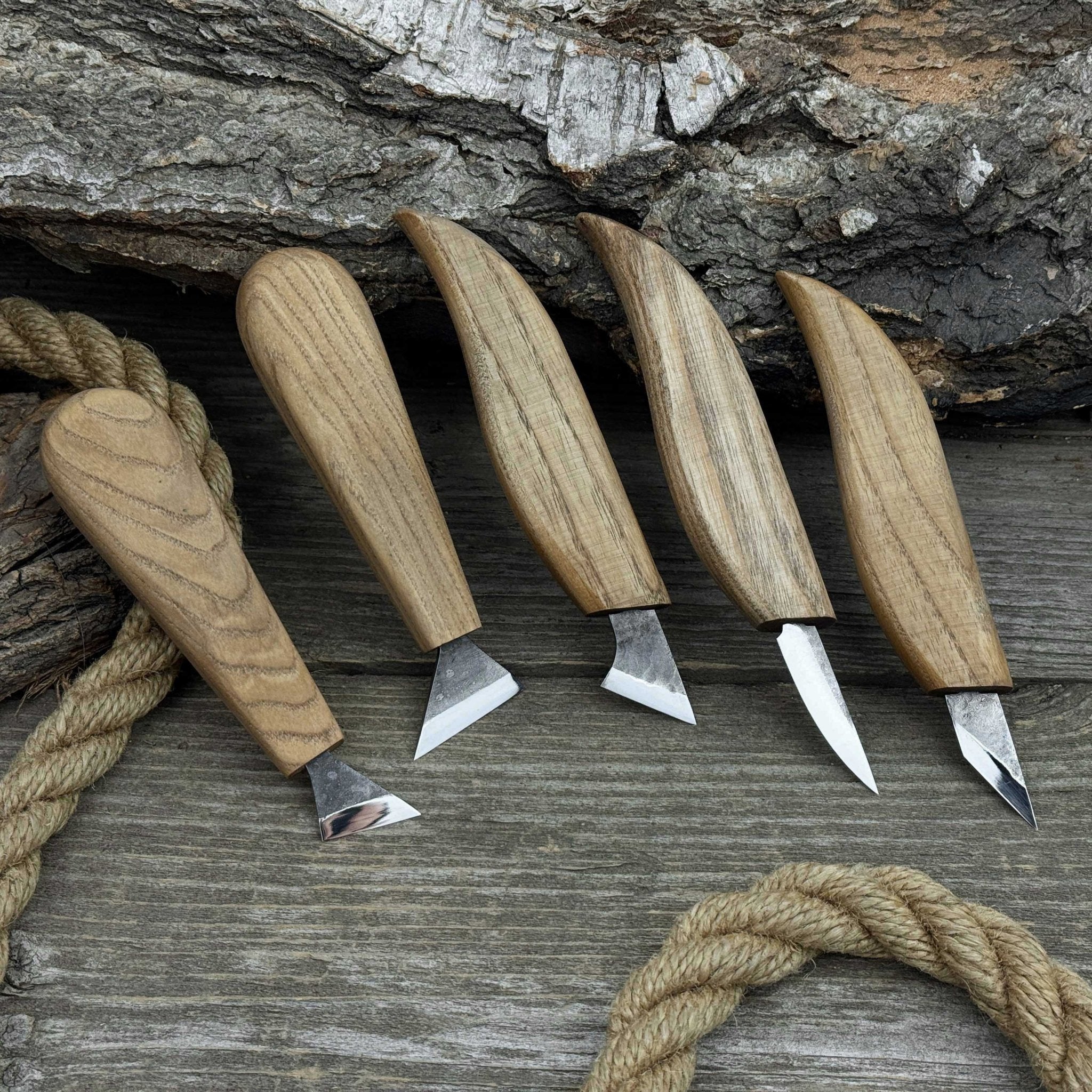 5 - Piece Whittling Carving Knife Set - 3